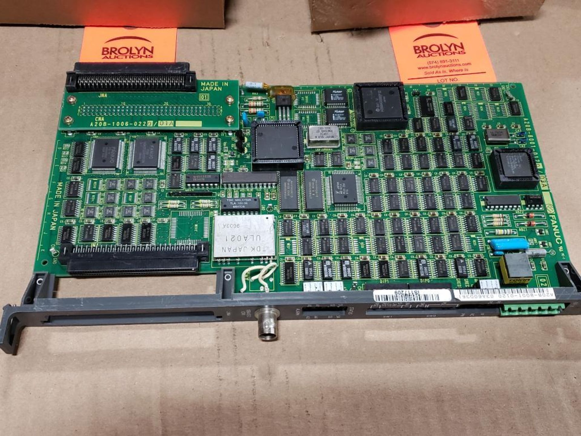 Fanuc control board. Part number A20B-8001-0121/03A. - Image 2 of 8