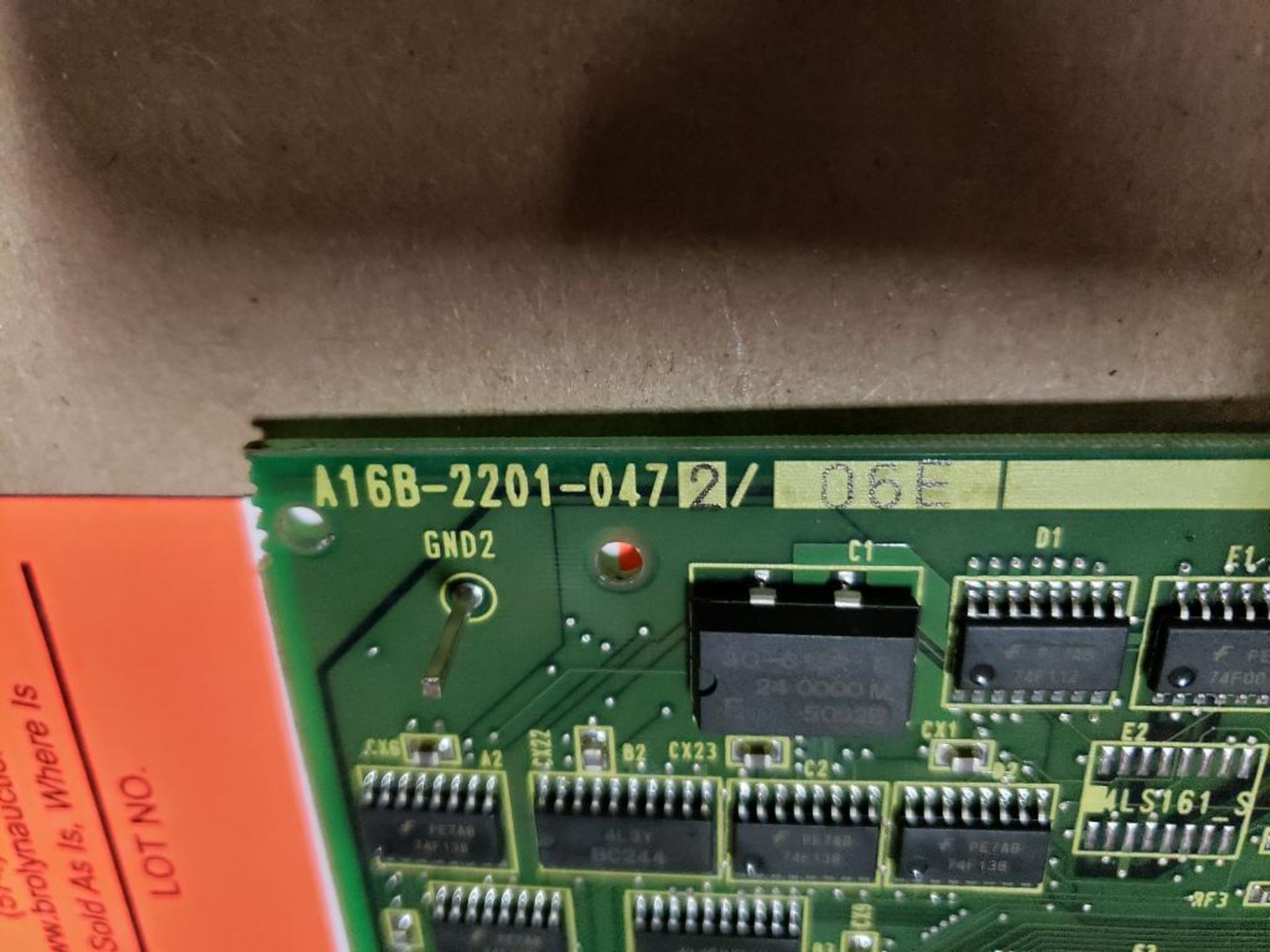Fanuc control board. Part number A16B-2201-0472/06E. - Image 3 of 7