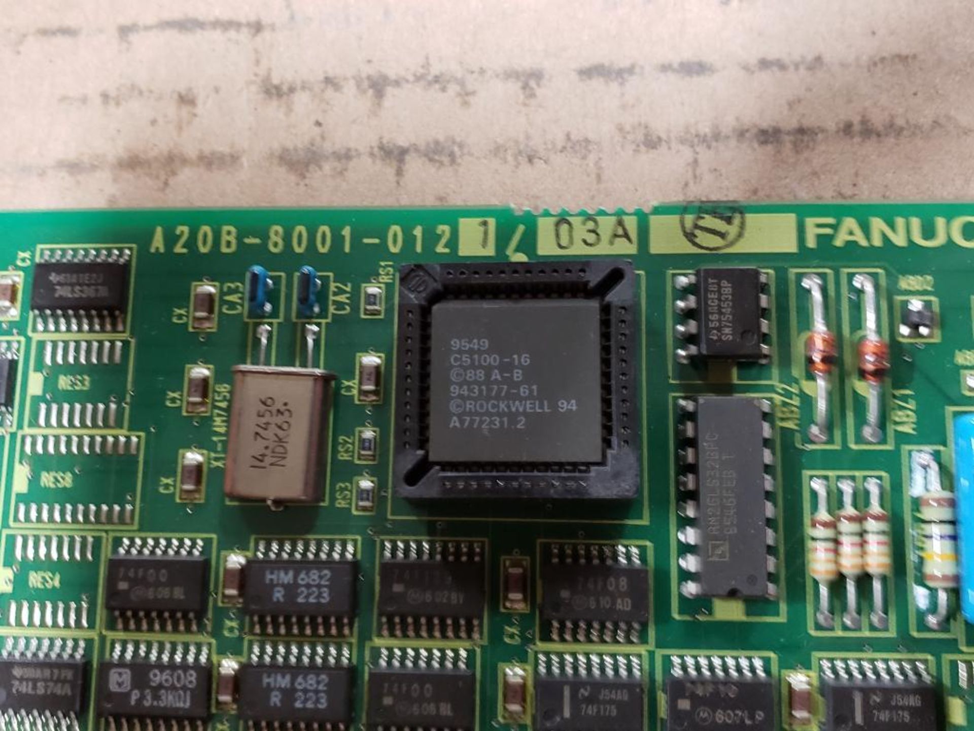 Fanuc control board. Part number A20B-8001-0121/03A. - Image 7 of 8