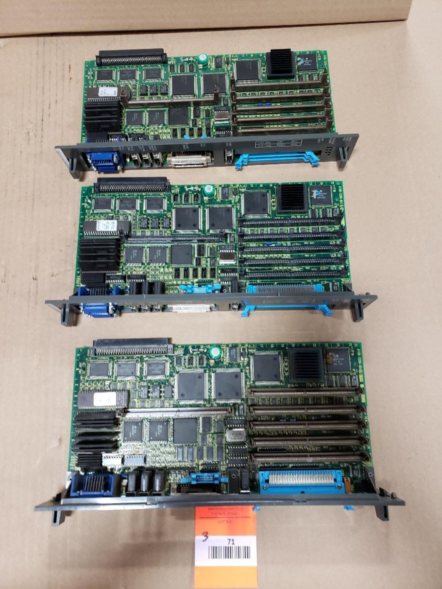 Qty 3 - Fanuc control boards. Part number A16B-3200-0040/05D. - Image 2 of 9