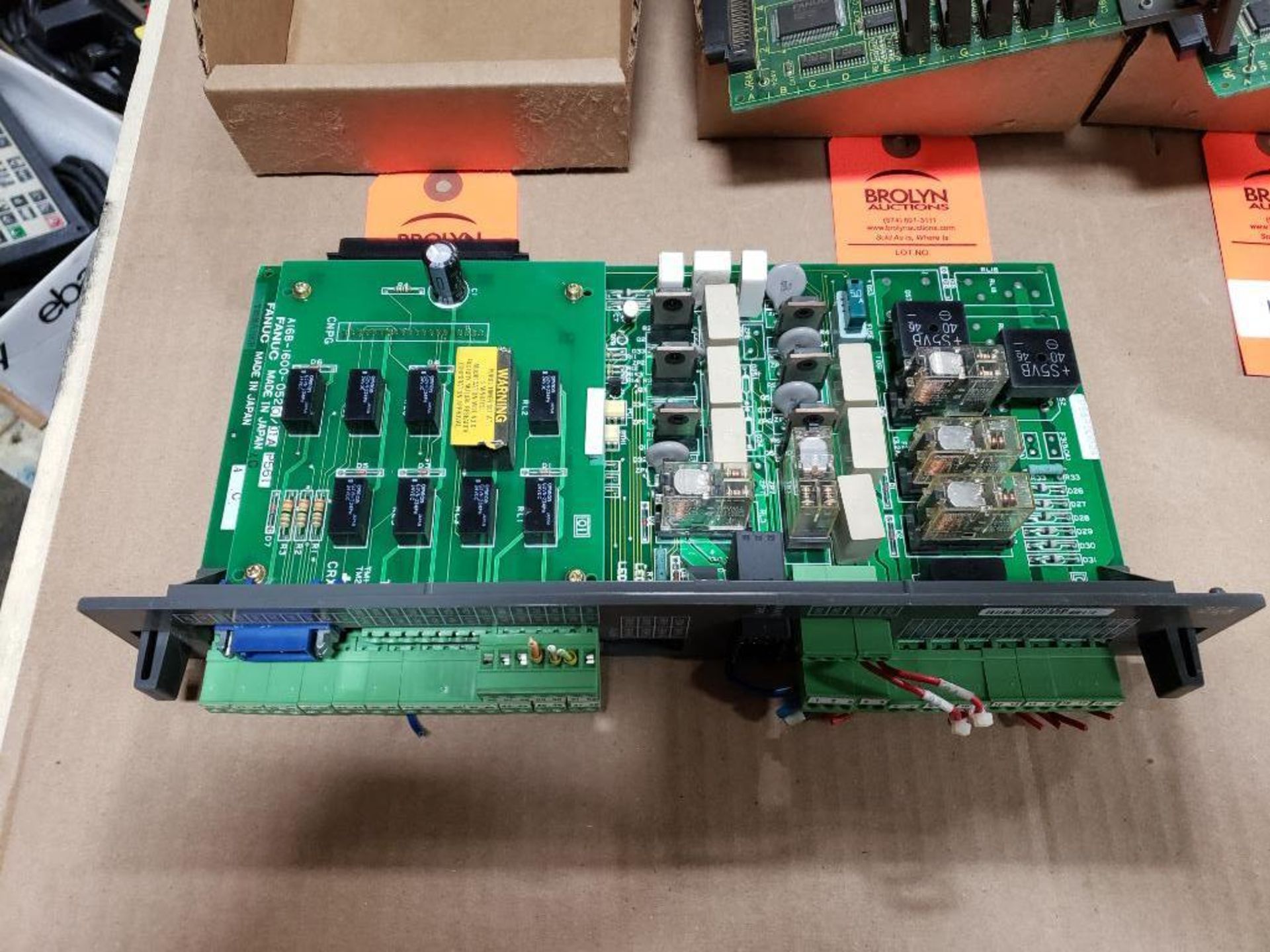 Fanuc control board. Part number A16B-1600-0520/01A and A16B-1212-0730/02B. - Image 3 of 6