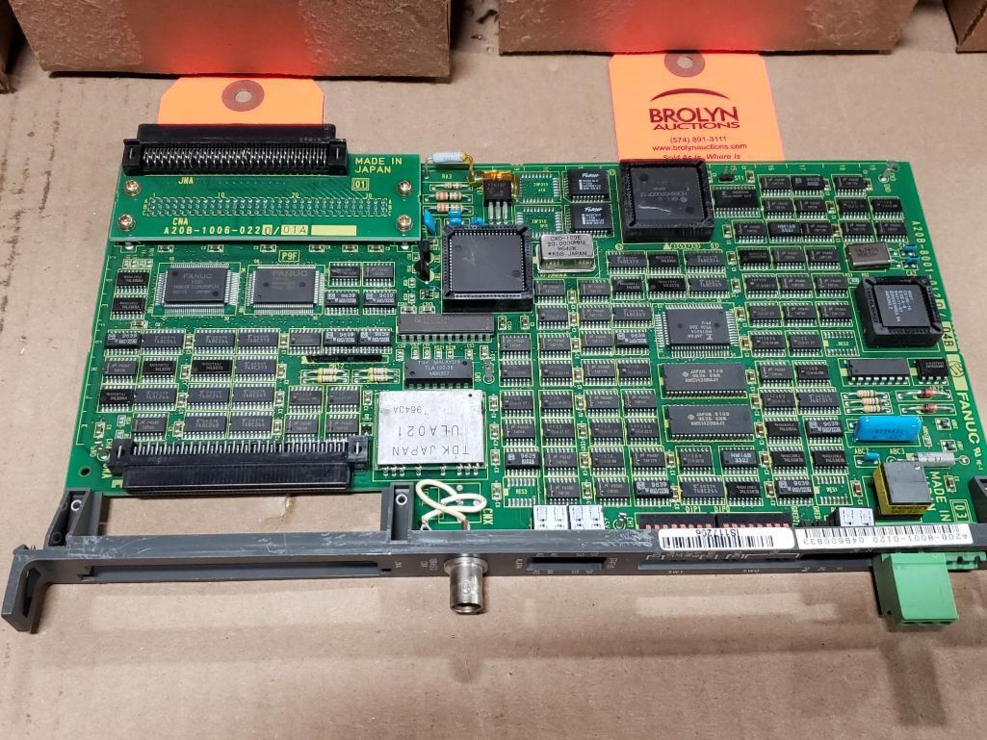 Fanuc control board. Part number A20B-8001-0120/04B. - Image 2 of 8