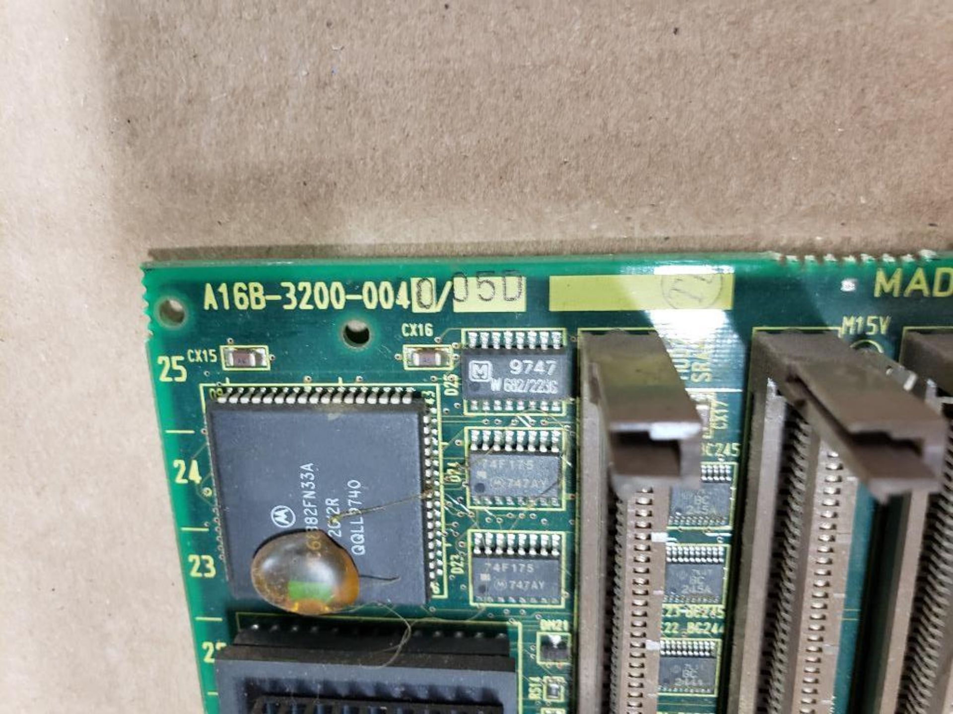 Qty 3 - Fanuc control boards. Part number A16B-3200-0040/05D. - Image 6 of 9