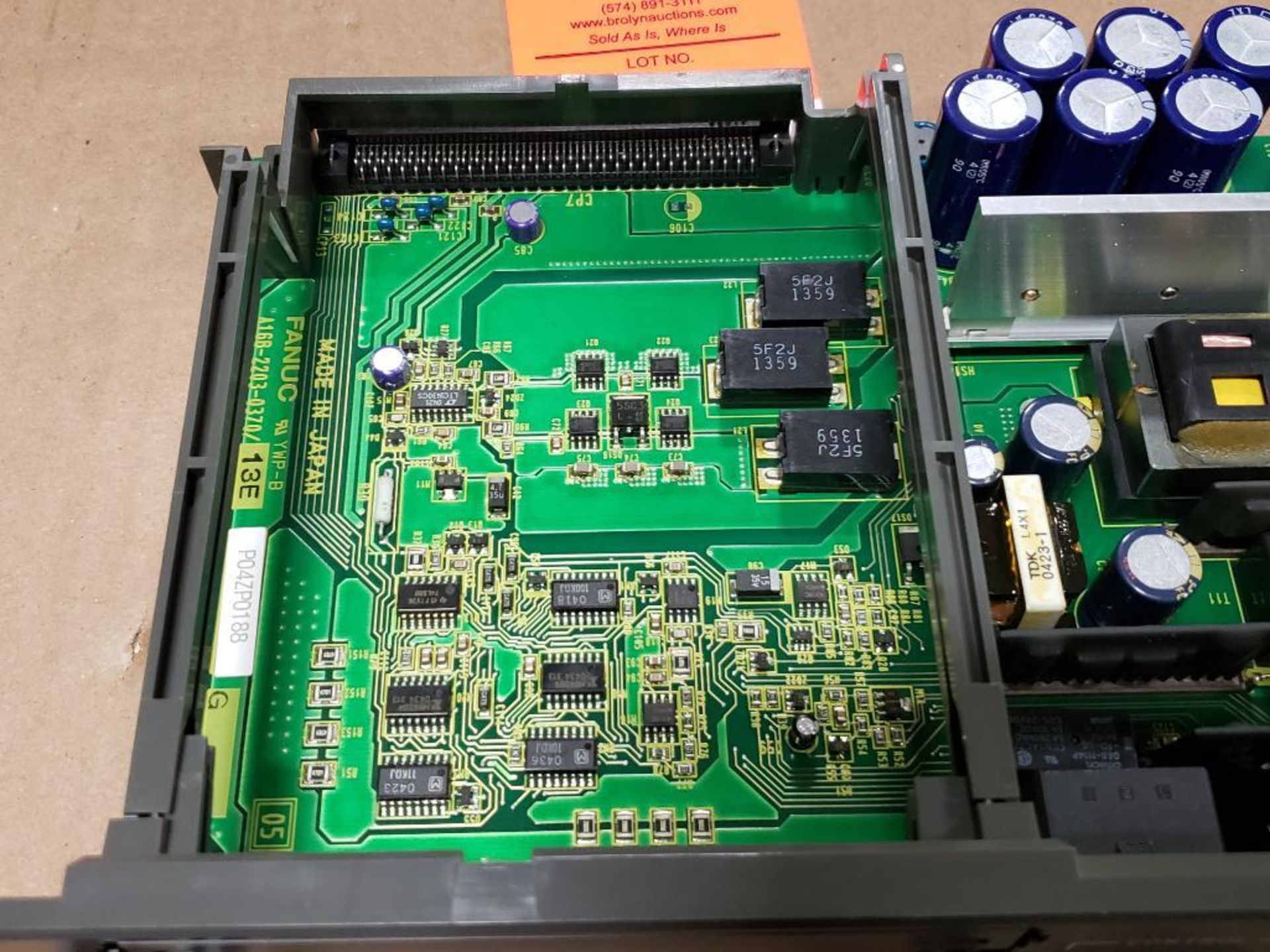 Fanuc control board. Part number A16B-2203-0370/13E. - Image 5 of 7