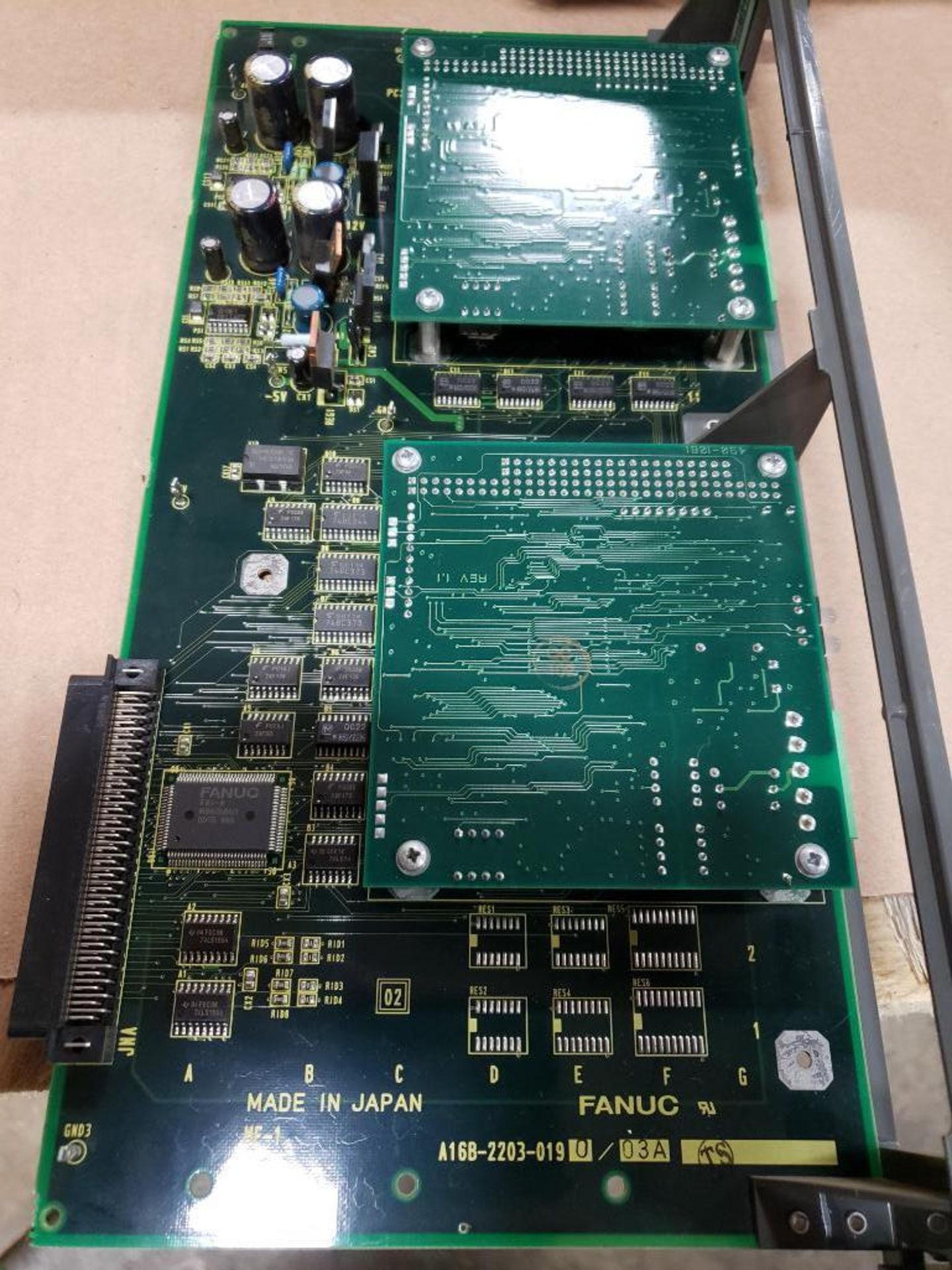 Qty 3 - Fanuc control board. Part number A16B-2203-0190/03A. - Image 6 of 6