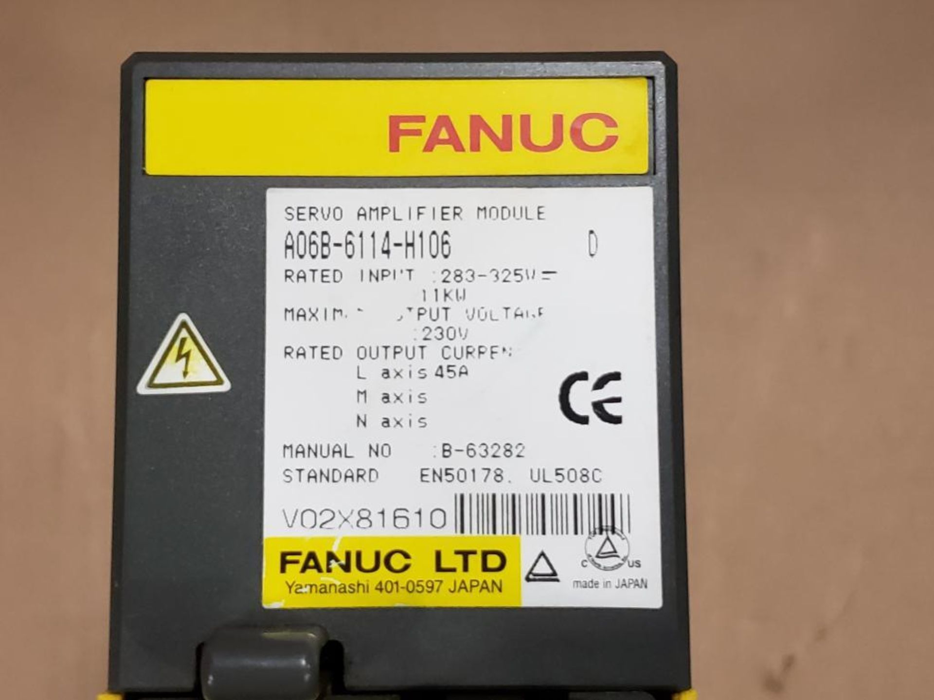 Fanuc servo amplifier. Model A06B-6114-H106. - Image 5 of 9