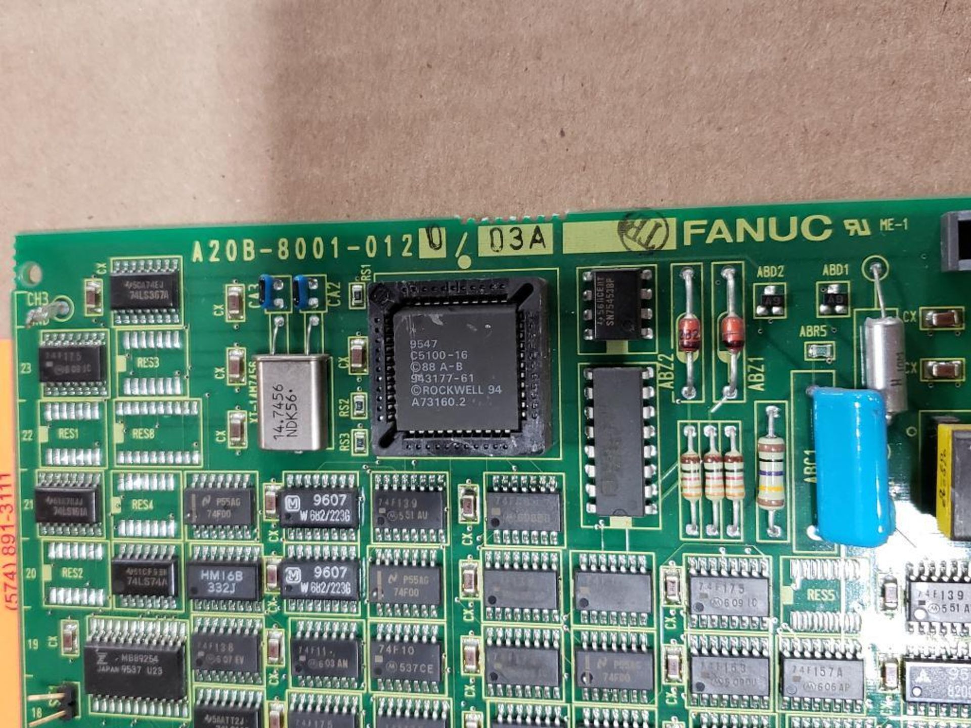 Fanuc control board. Part number A20B-8001-0120/03A. - Image 7 of 8