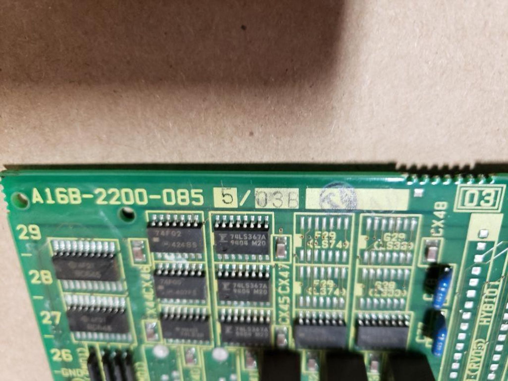 Fanuc control board. Part number A16B-2200-0855/03B. . - Image 3 of 5