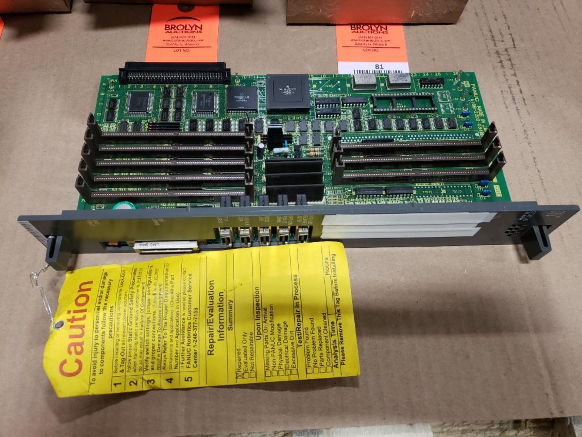 Fanuc control board. Part number A16B-2200-0843/07E. - Image 2 of 8