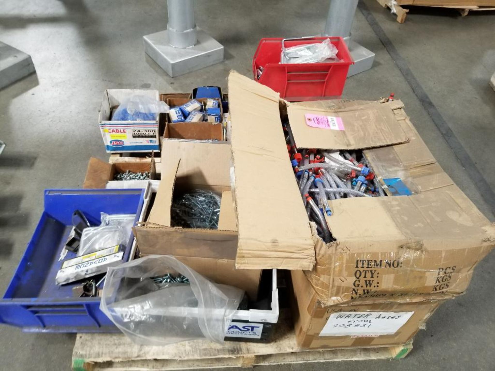 Pallet of assorted replacement parts, hardware. - Image 12 of 12