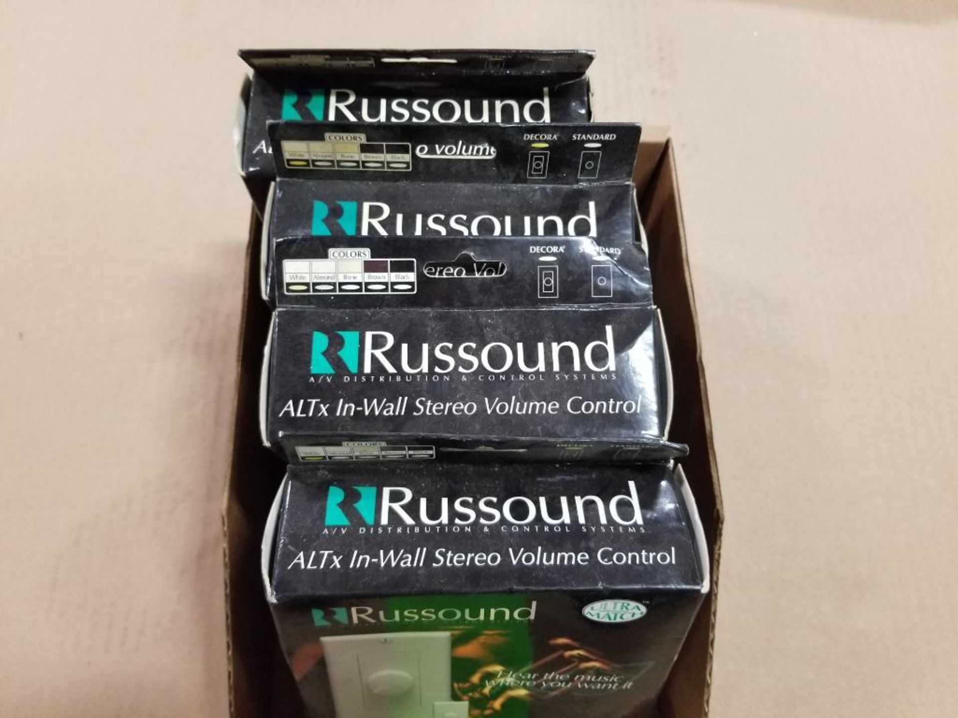 Qty 4 - Russound ALTx In-Wall stereo volume control. - Image 2 of 4