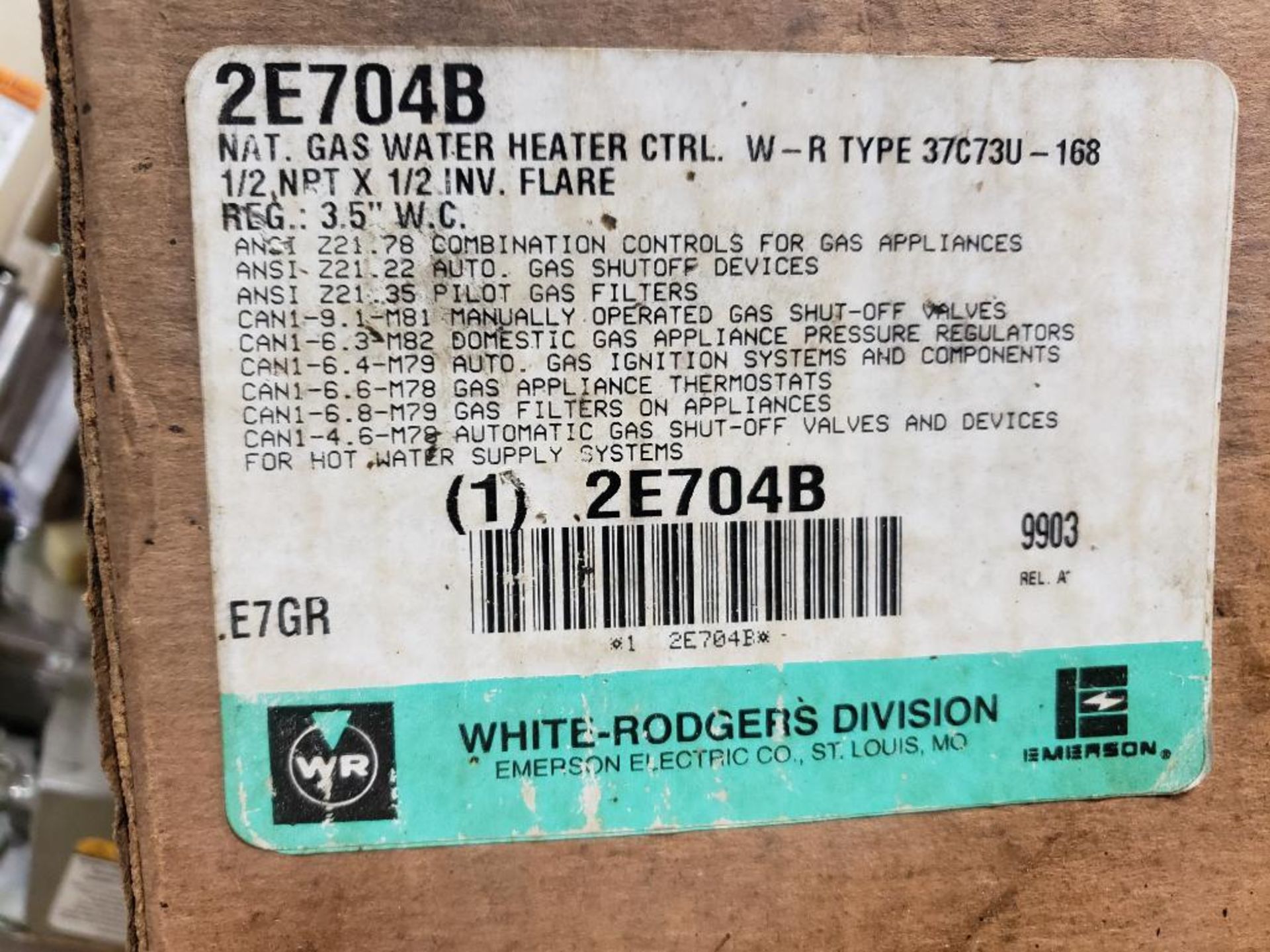 Assorted flow control switches. White Rodgers. - Image 3 of 10
