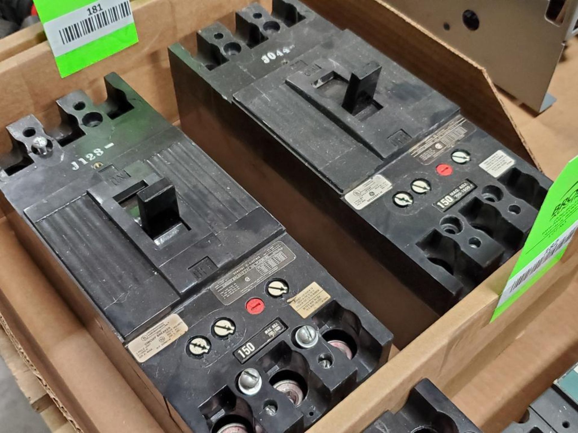 Qty 2 - GE NP225641-H adjustable circuit breaker. 150MAG ADJ. 700-1500. - Image 4 of 4