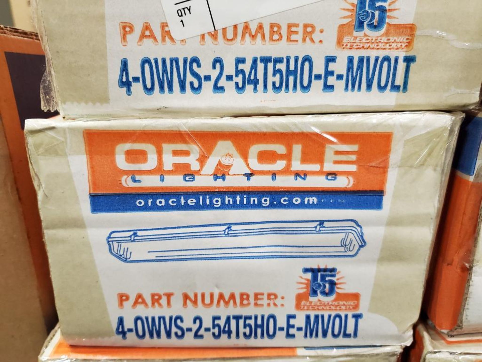 Qty 4 - Oracle Lighting 4-OWVS-2-54T5H0-E-MVOLT vapor tight fixture 48". New in box. - Image 2 of 5