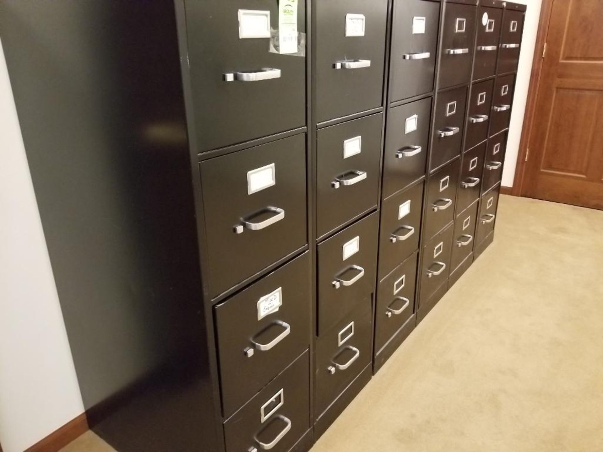 Qty 6 - Assorted filing cabinets. - Image 3 of 6