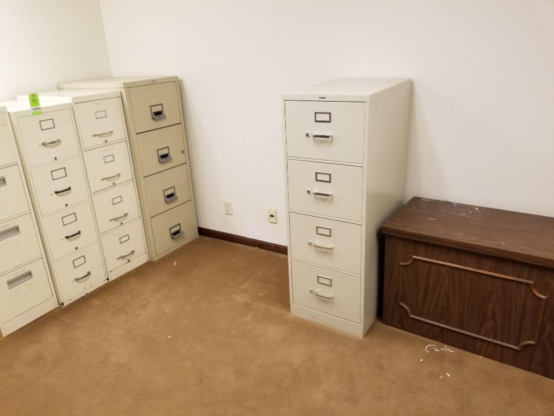 Qty 5 - Assorted filing cabinets.