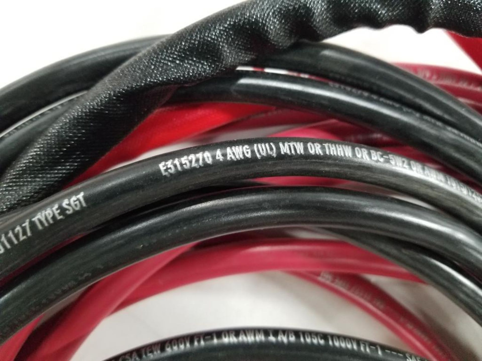 Qty 15 - Anderson 23ft battery adapter cable. RBARA23FT4-G1. 175A, 600V plug. New in box. - Image 5 of 5