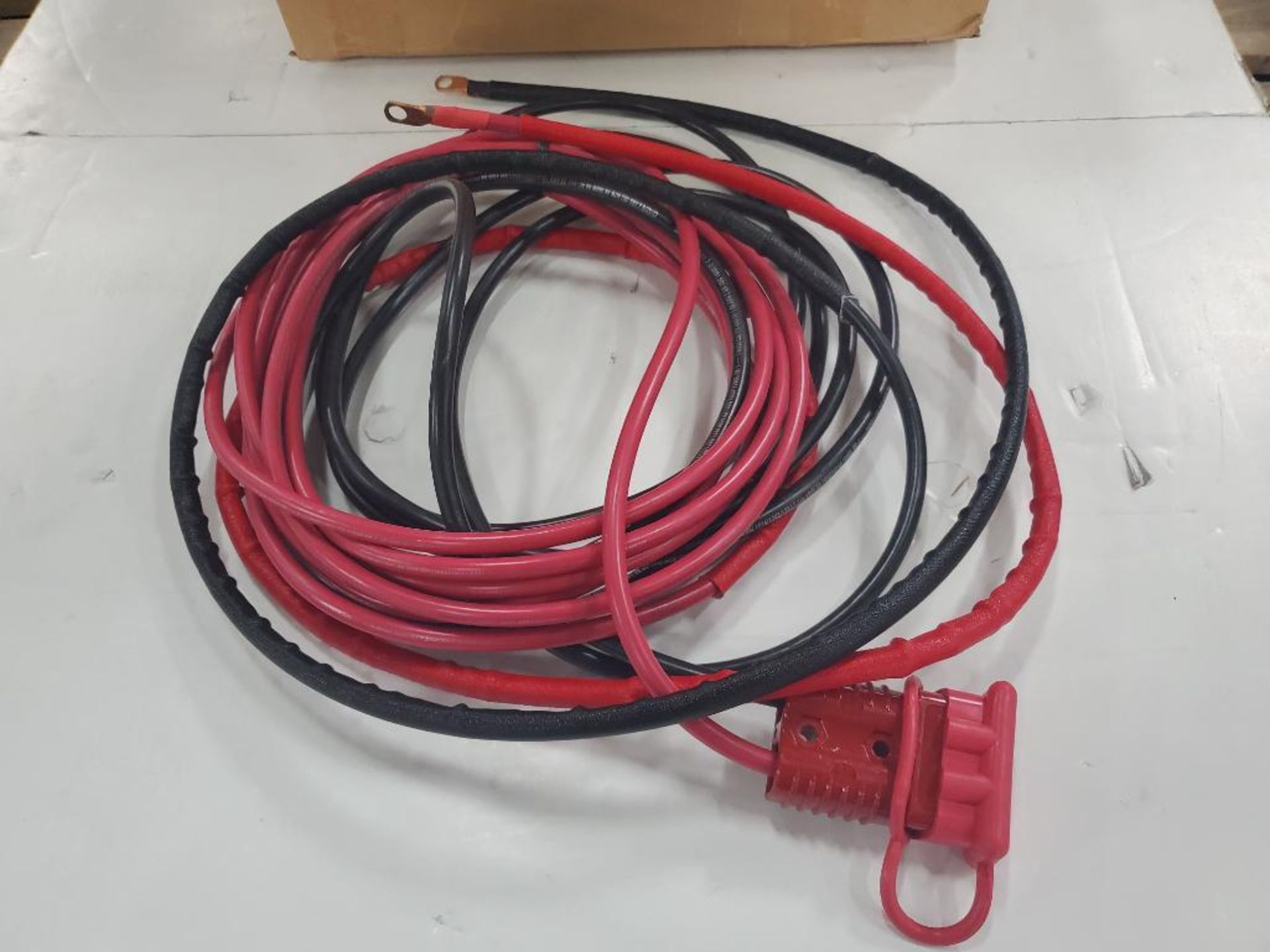 Qty 14 - Anderson 23ft battery adapter cable. RBARA23FT4-G1. 175A, 600V plug. New in box.
