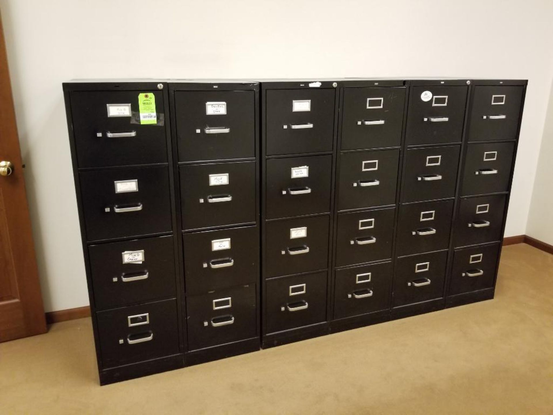 Qty 6 - Assorted filing cabinets. - Image 4 of 6