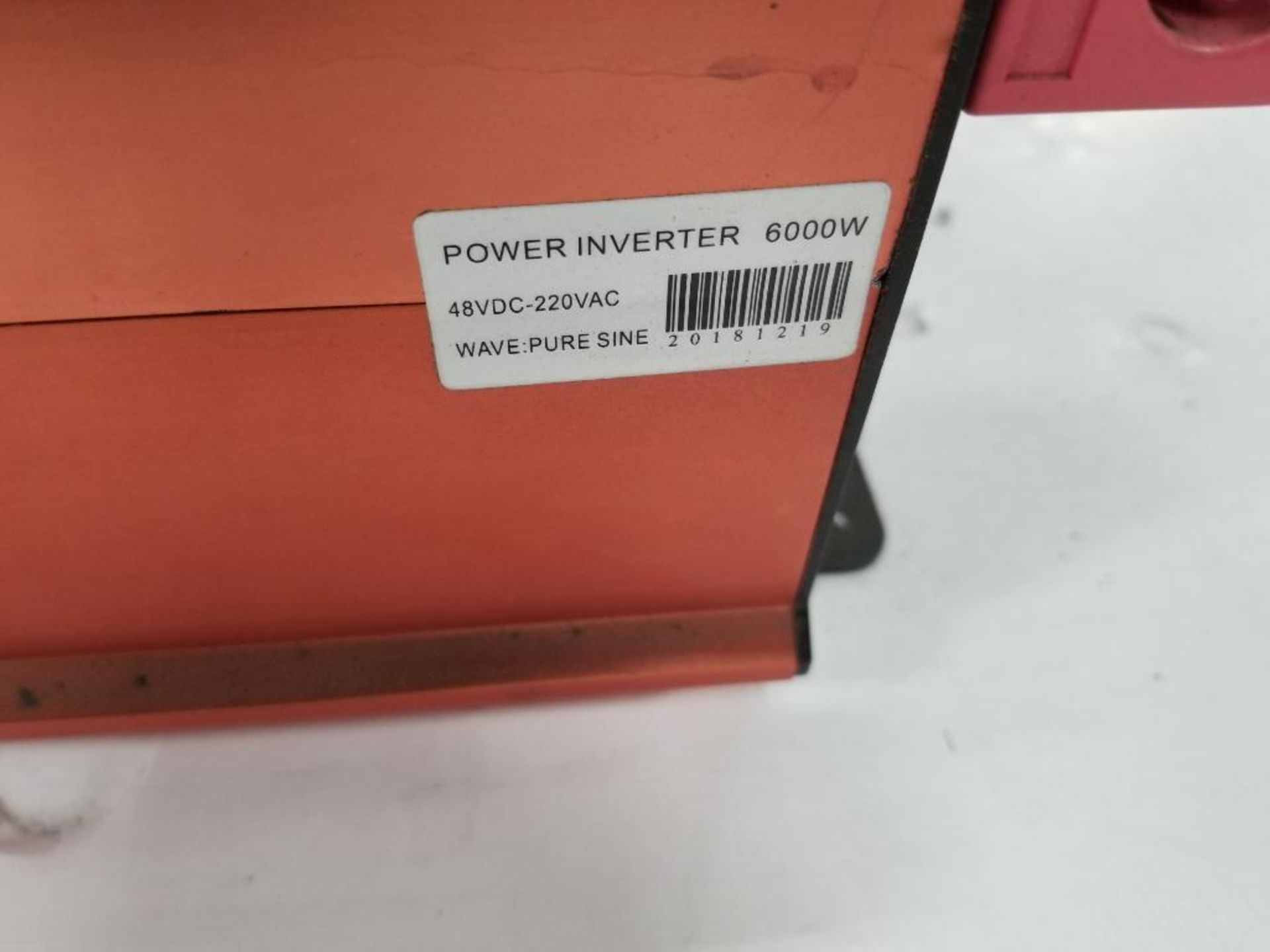 Jergoo 6000W power inverter with charger. New no box. - Image 4 of 6