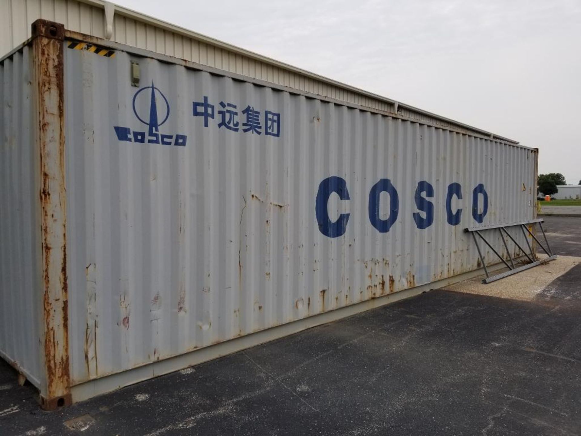 2006 Storage container. 40ft length. Type CX02-41FLR. ID# CBHU841694B. Max gross weight 71,650lbs.