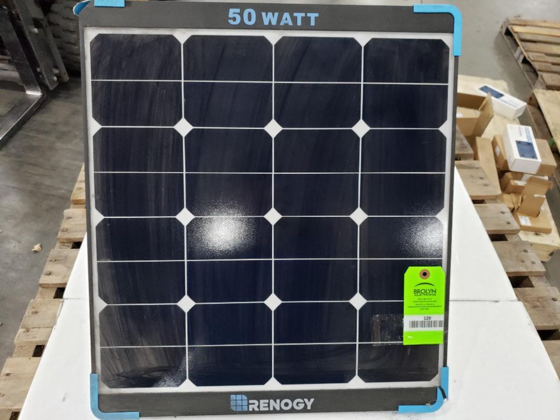 RENOGY 50W solar panel.