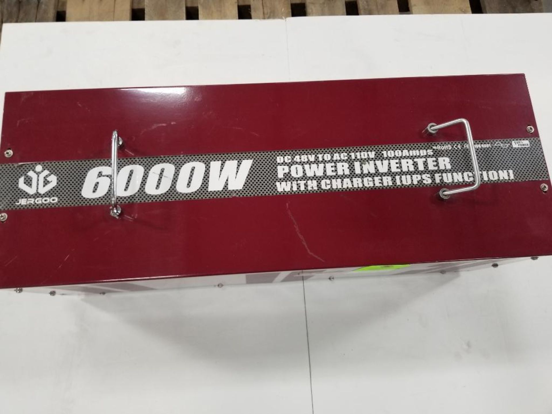 Jergoo 6000W power inverter with charger. New no box. - Image 2 of 7