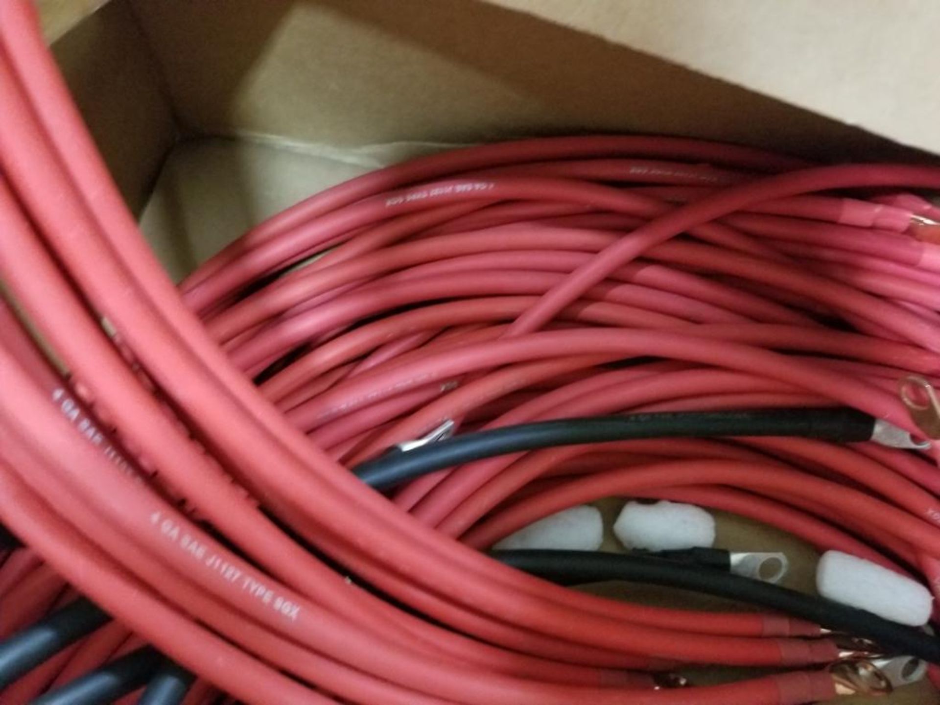 Large lot of assorted battery cables. - Image 4 of 14