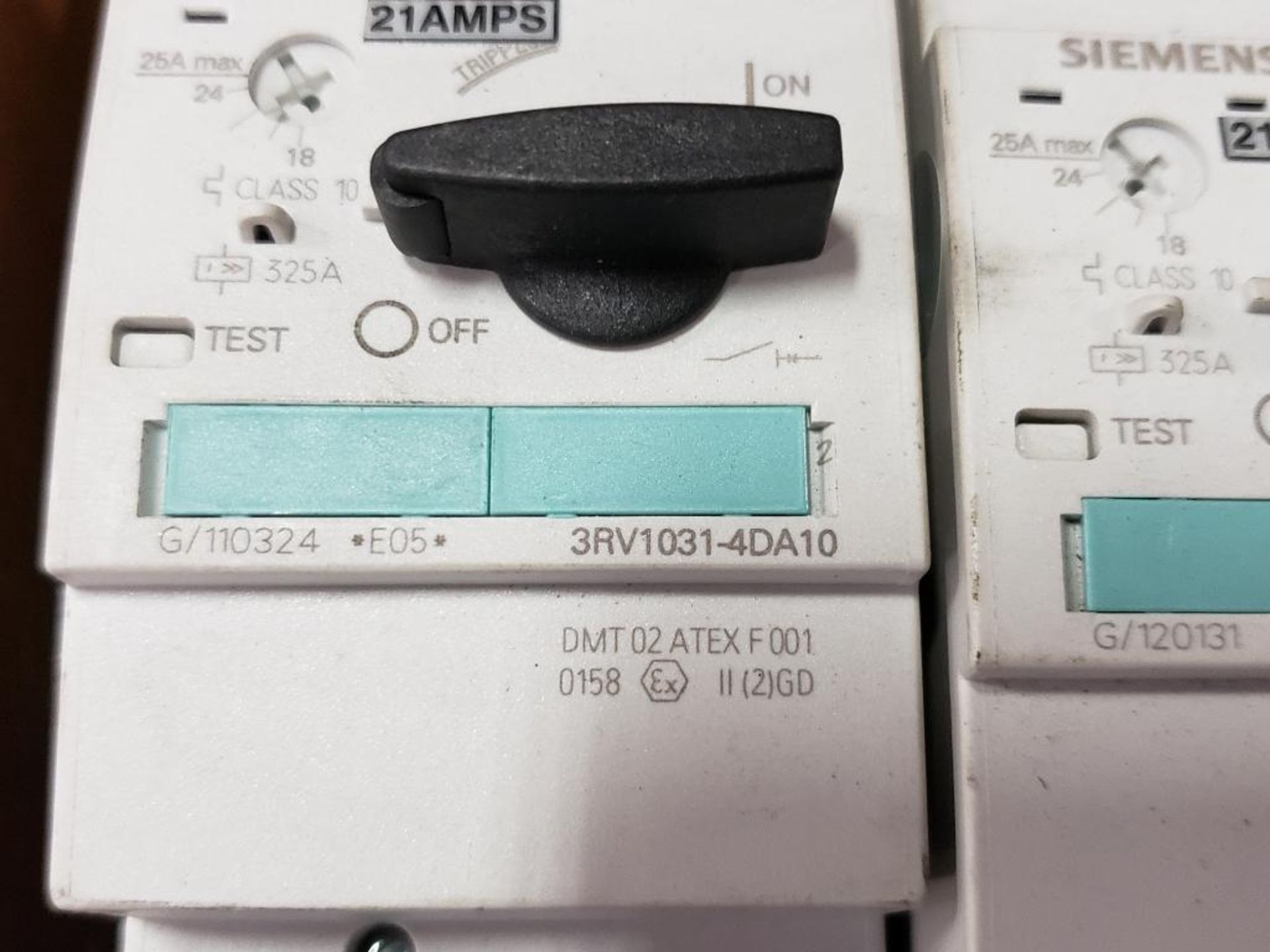 Qty 3 - Siemens Sirius 3RV1031-4DA10 contactor. - Image 5 of 5