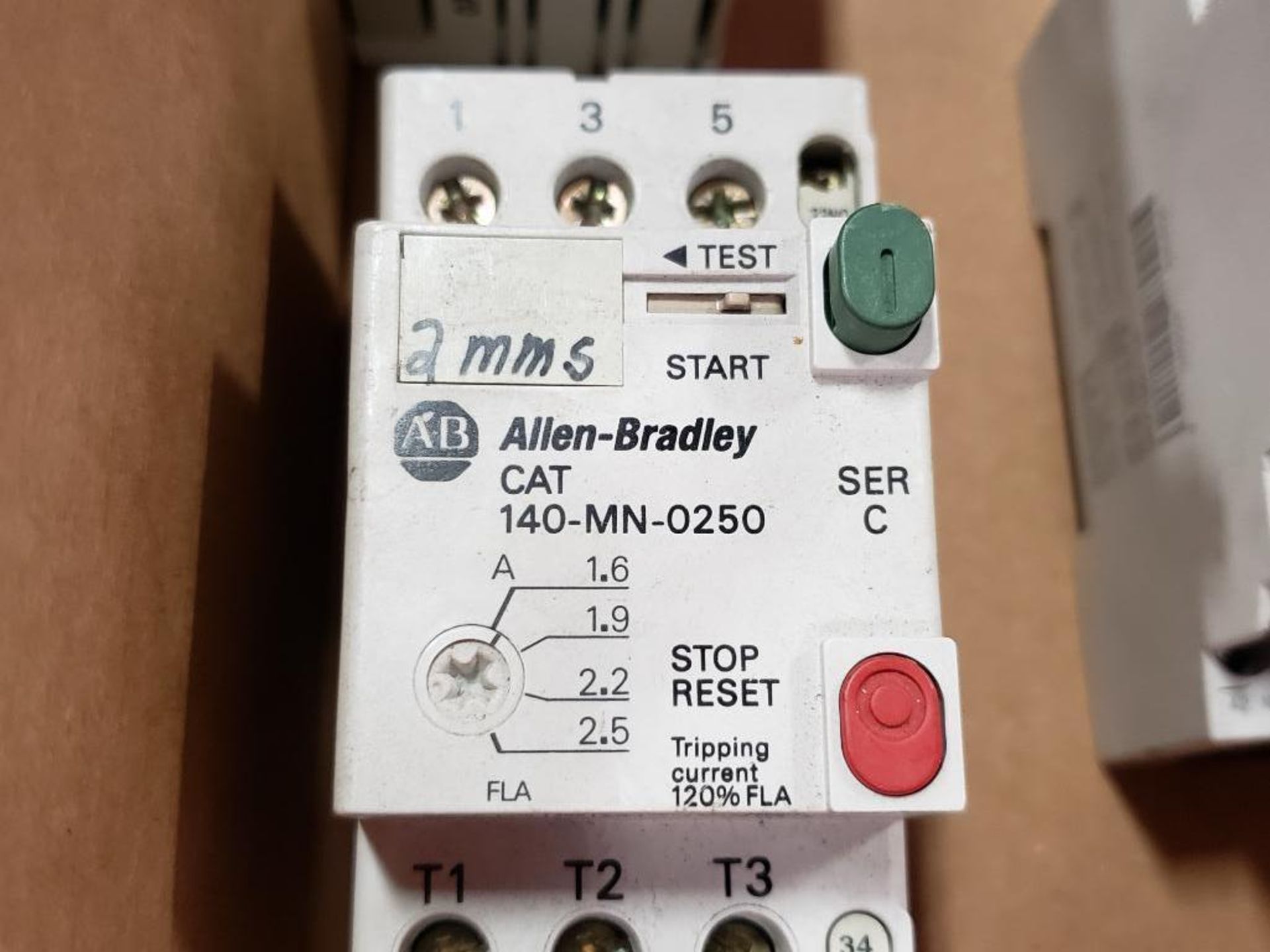 Assorted electrical motor protector, contactor. Siemens, Allen Bradley. - Image 3 of 6