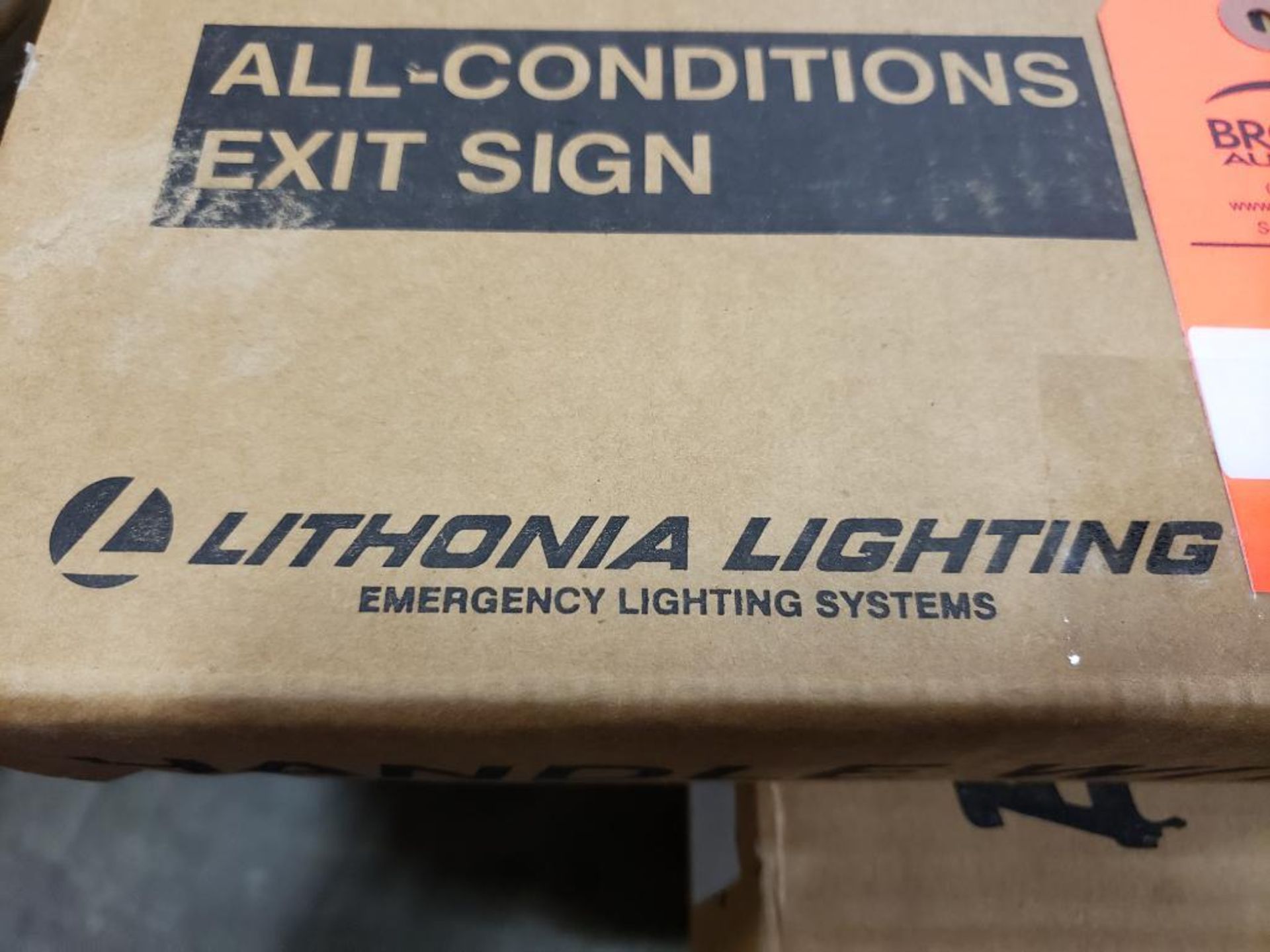 Lithonia Lighting LVSW1R 120/277 Extreme all conditions exit sign. New in box. - Image 4 of 5