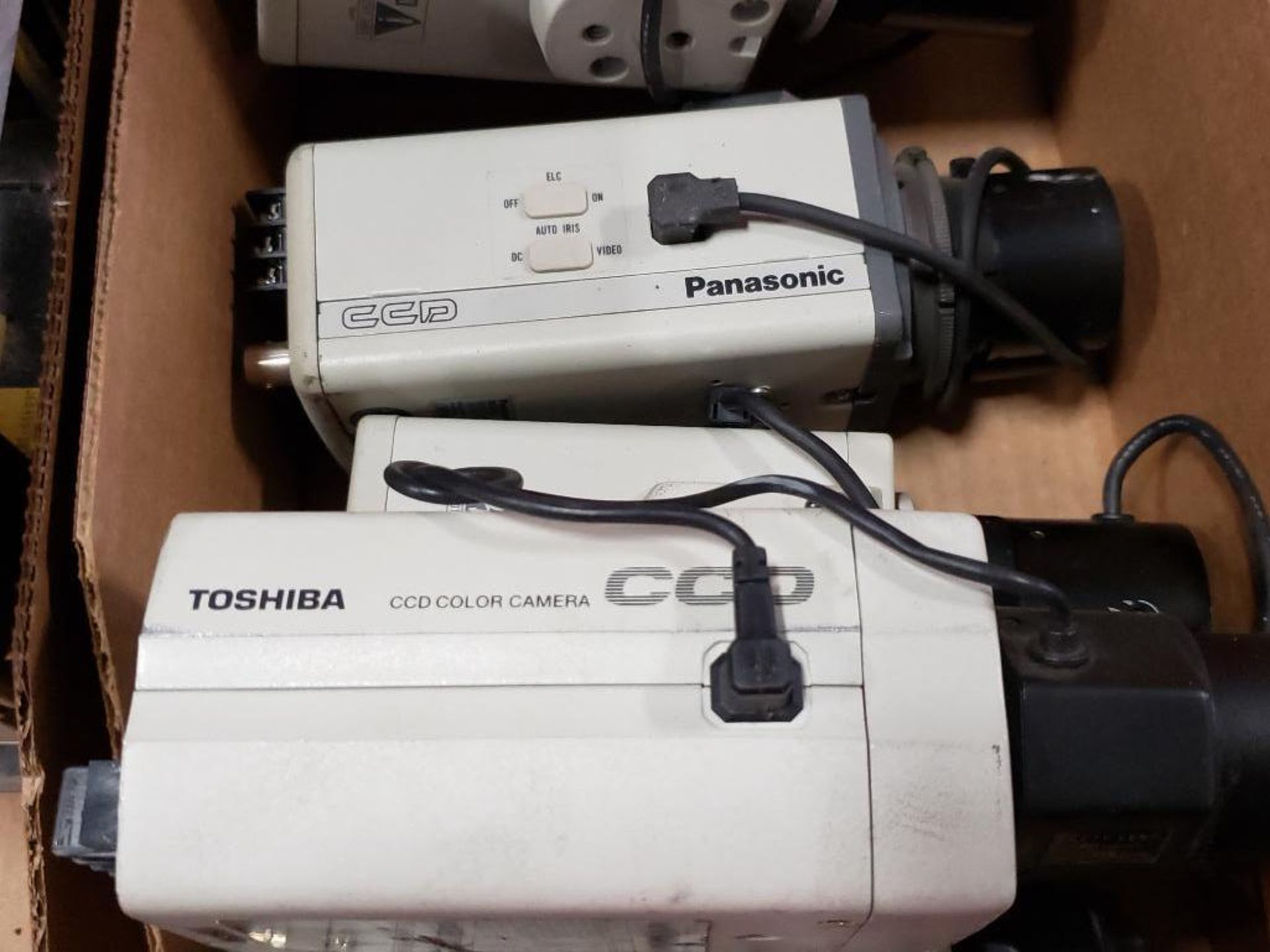 Qty 5 - Assorted CCD color camera. Panasonic, Toshiba. - Image 2 of 3