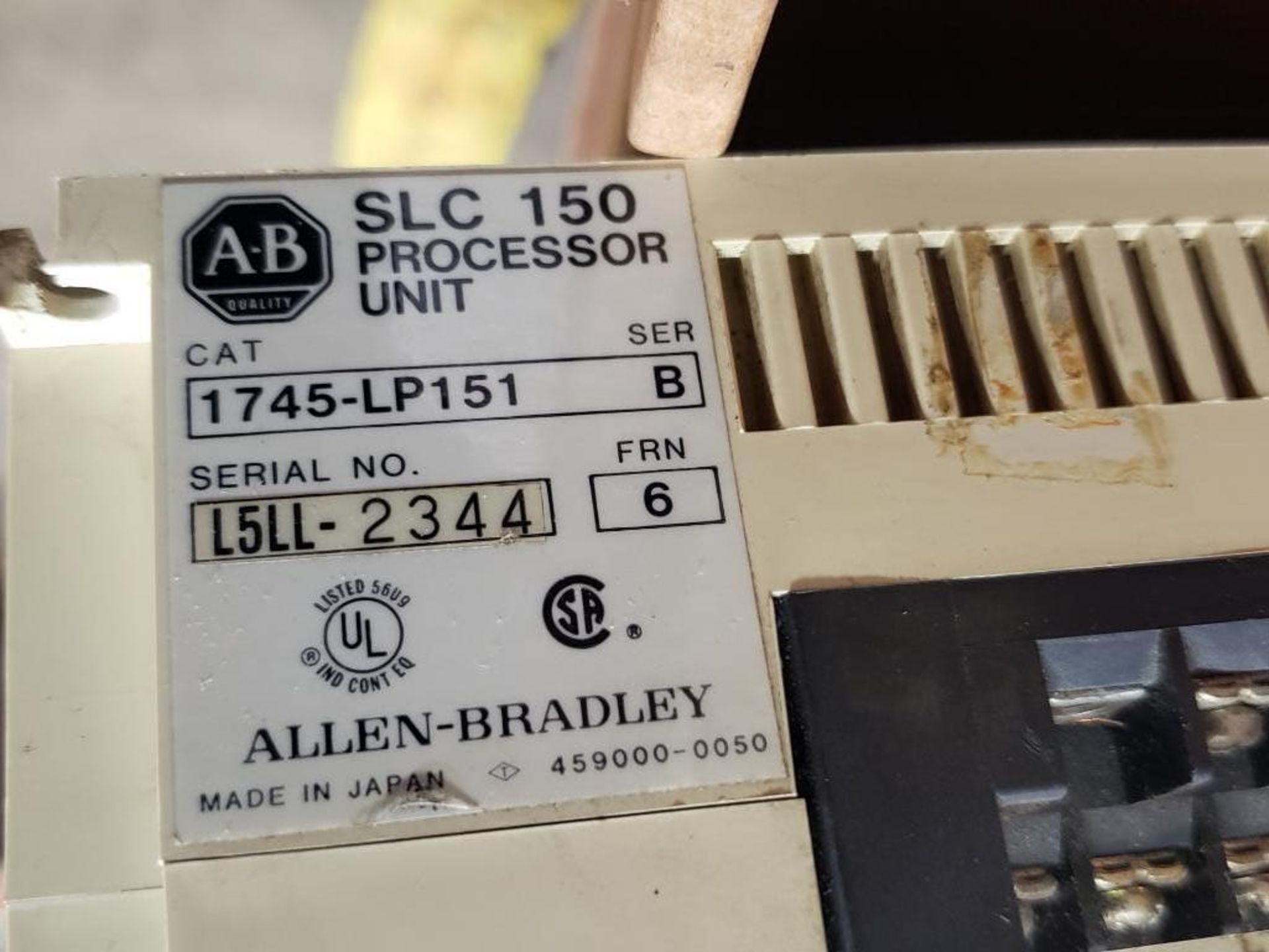 Allen Bradley SLC 150 programmable controller. 1745-LP151. - Image 4 of 4
