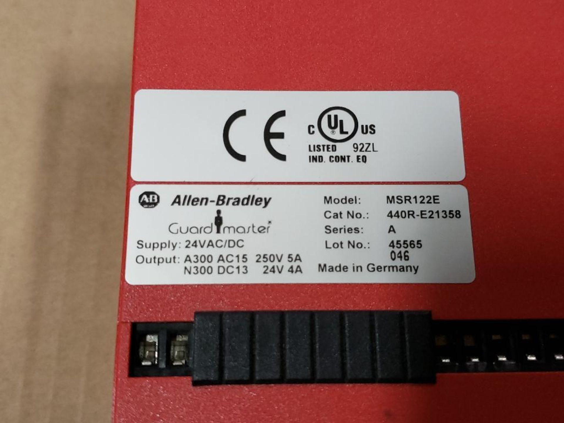 Qty 5 - Allen Bradley Guardmaster MSR122E, 440R-E21358. - Image 5 of 5