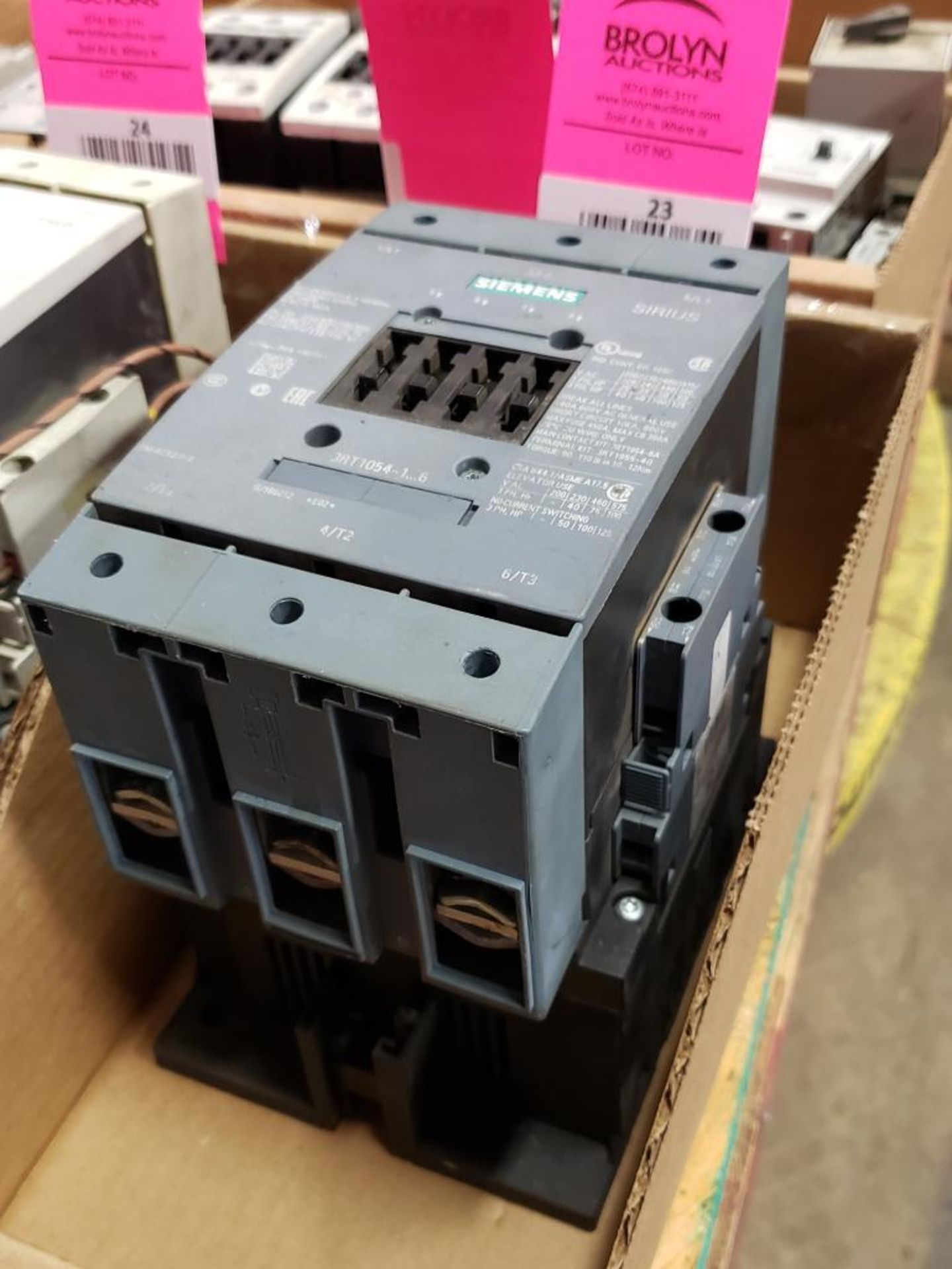 Siemens Sirius 3RT1054-1...6 contactor.