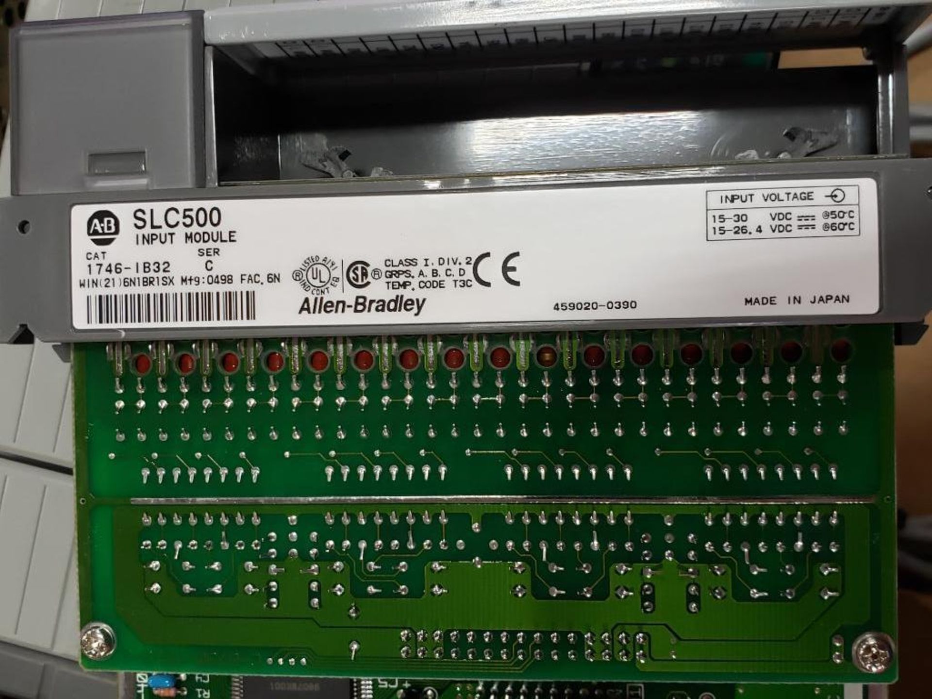 Allen Bradley SLC 5/01 programmable control rack. CPU, Input, output. - Image 10 of 11