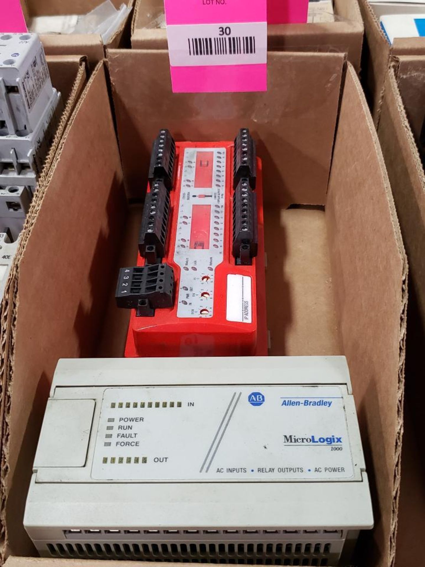 Assorted electrical controller. Allen Bradley.