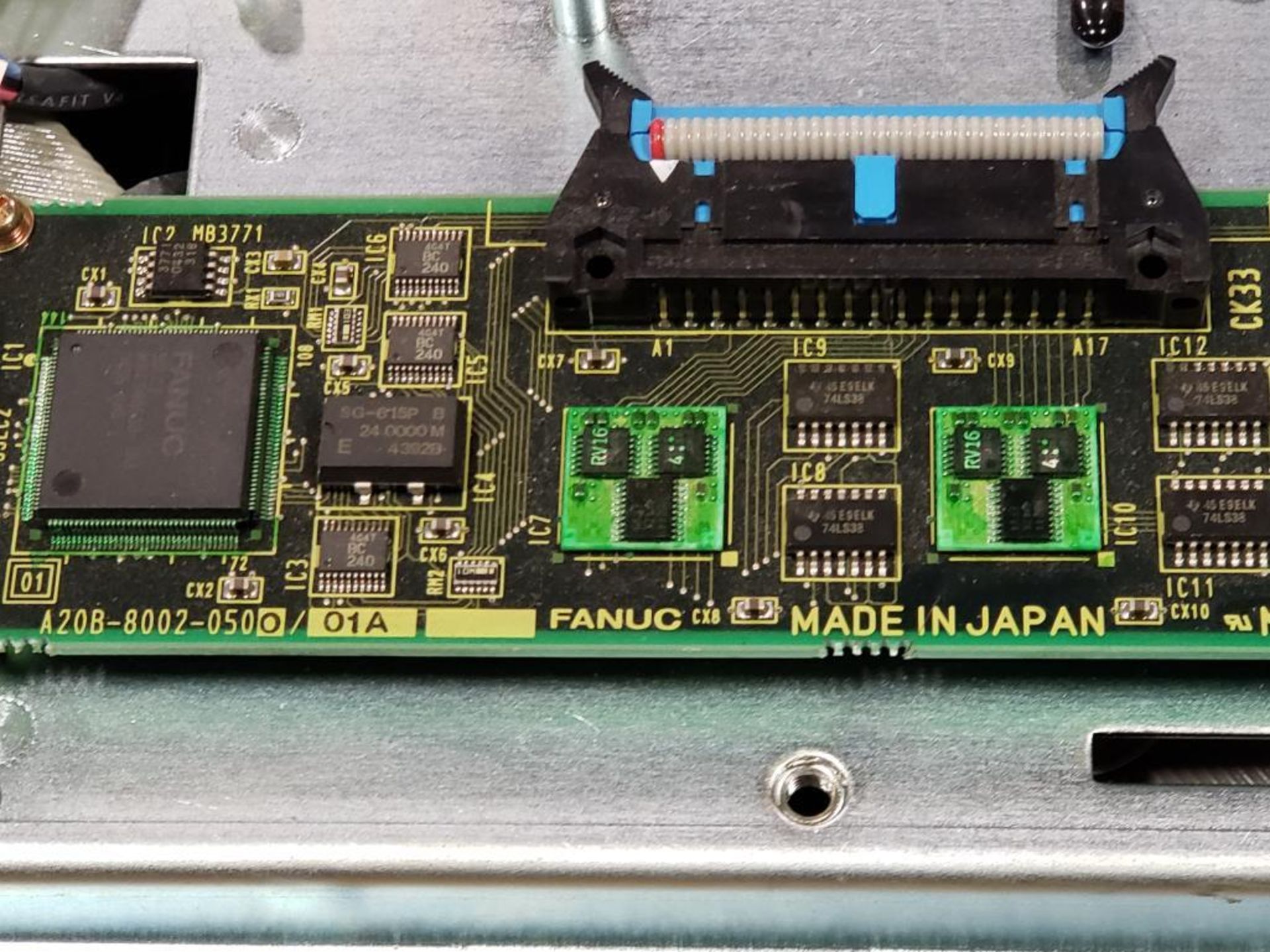 GE Fanuc Series 180i-MB base unit. A20B-8002-0500 display card. - Image 7 of 8