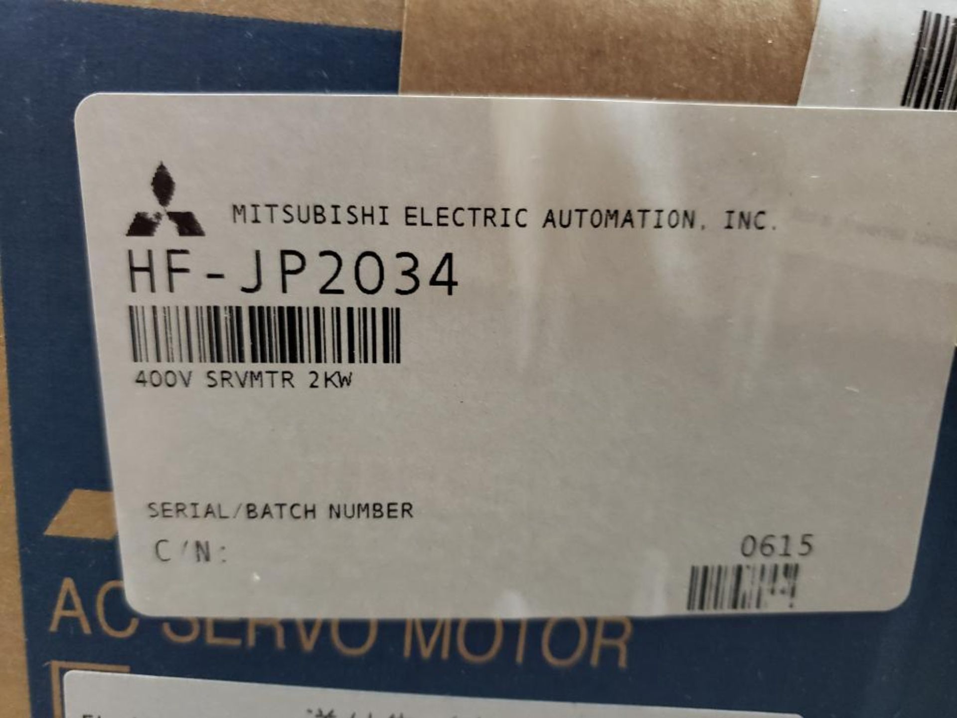 Mitsubishi Electric HF-JP2034 AC servo motor. New in box. - Image 3 of 4