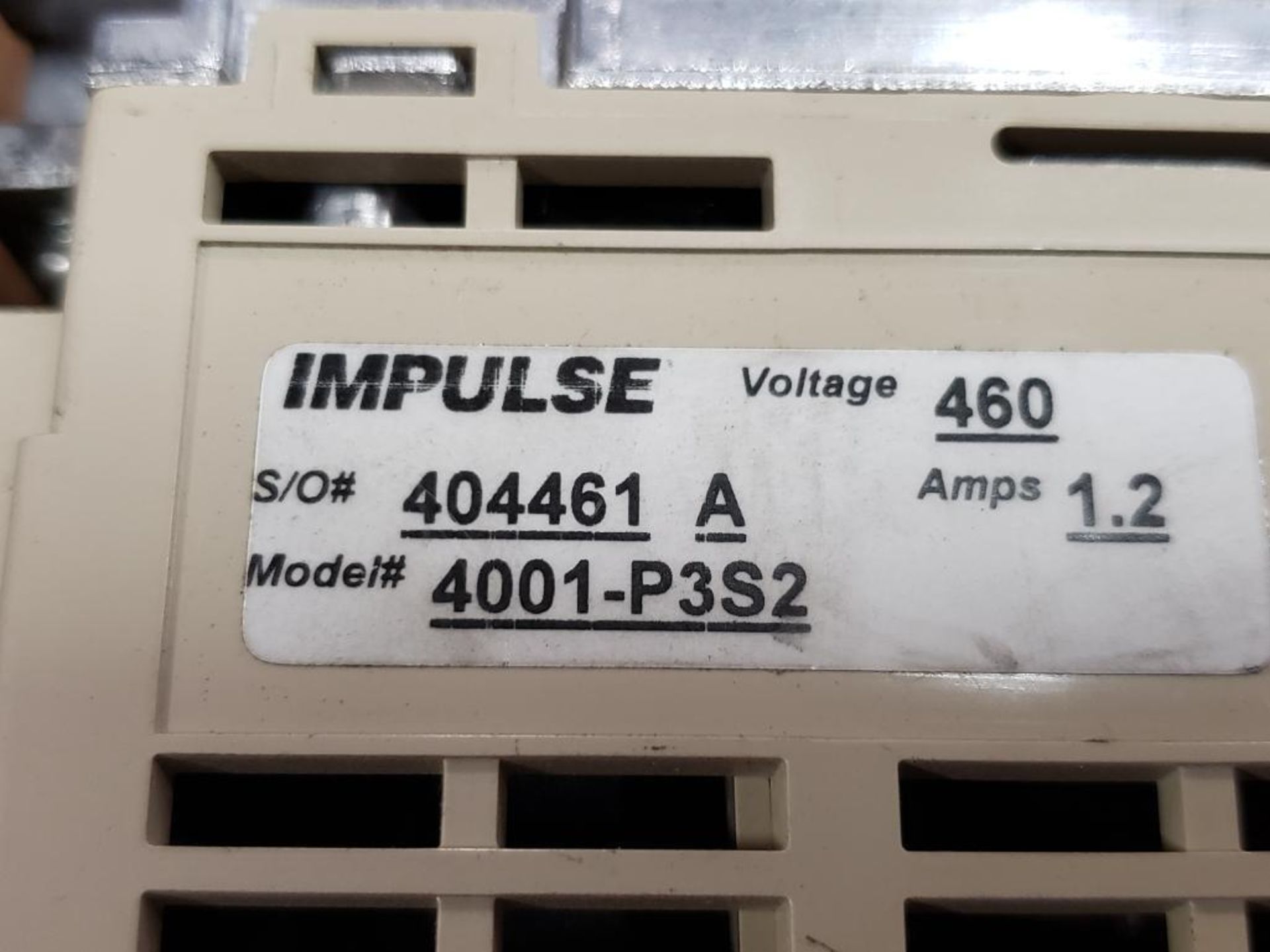 Magnetek Impulse P3 Series-2 adjustable frequency motor control. 4001-P2S2.. - Image 3 of 4