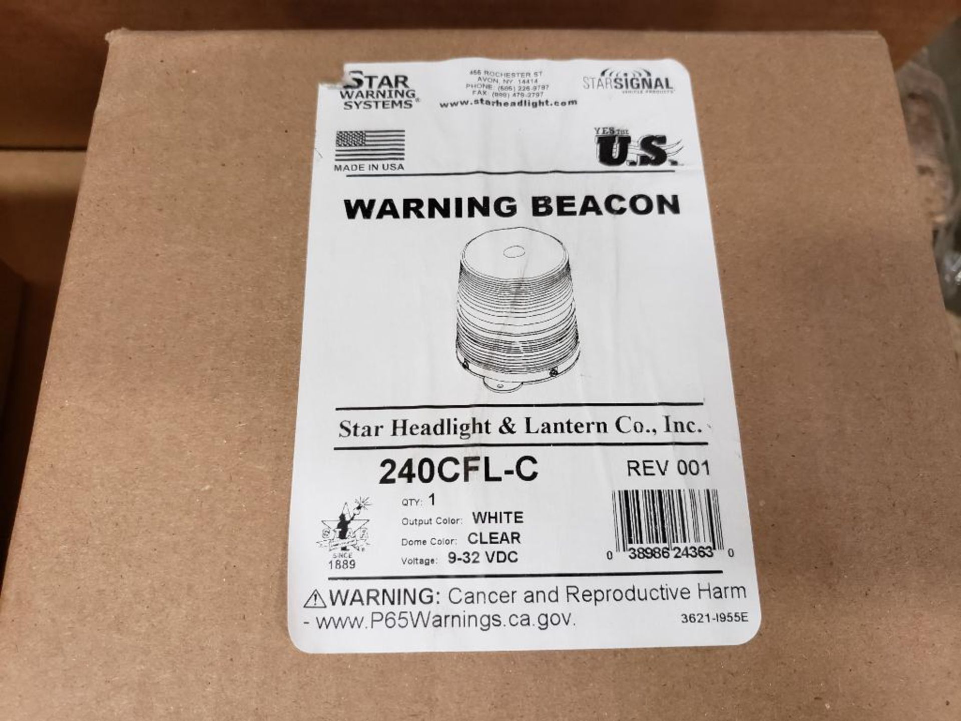 Qty 8 - Star Signal warning systems warning beacon. 240CFL-C. Ne win box. - Image 4 of 14