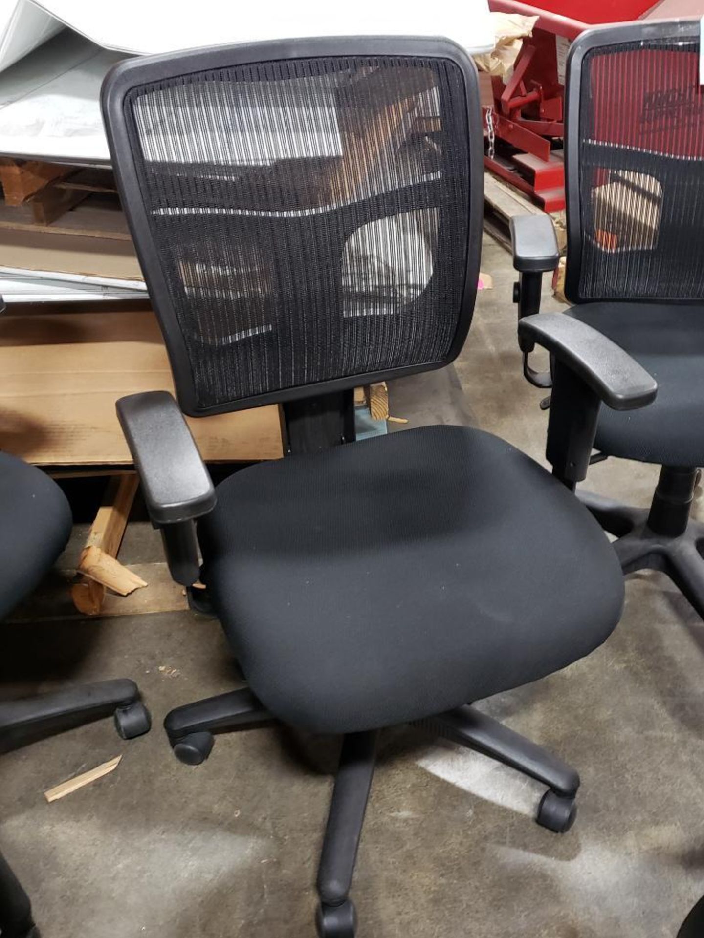 Qty 3 - Lorell mesh back office chair. LLR86802. - Image 2 of 4