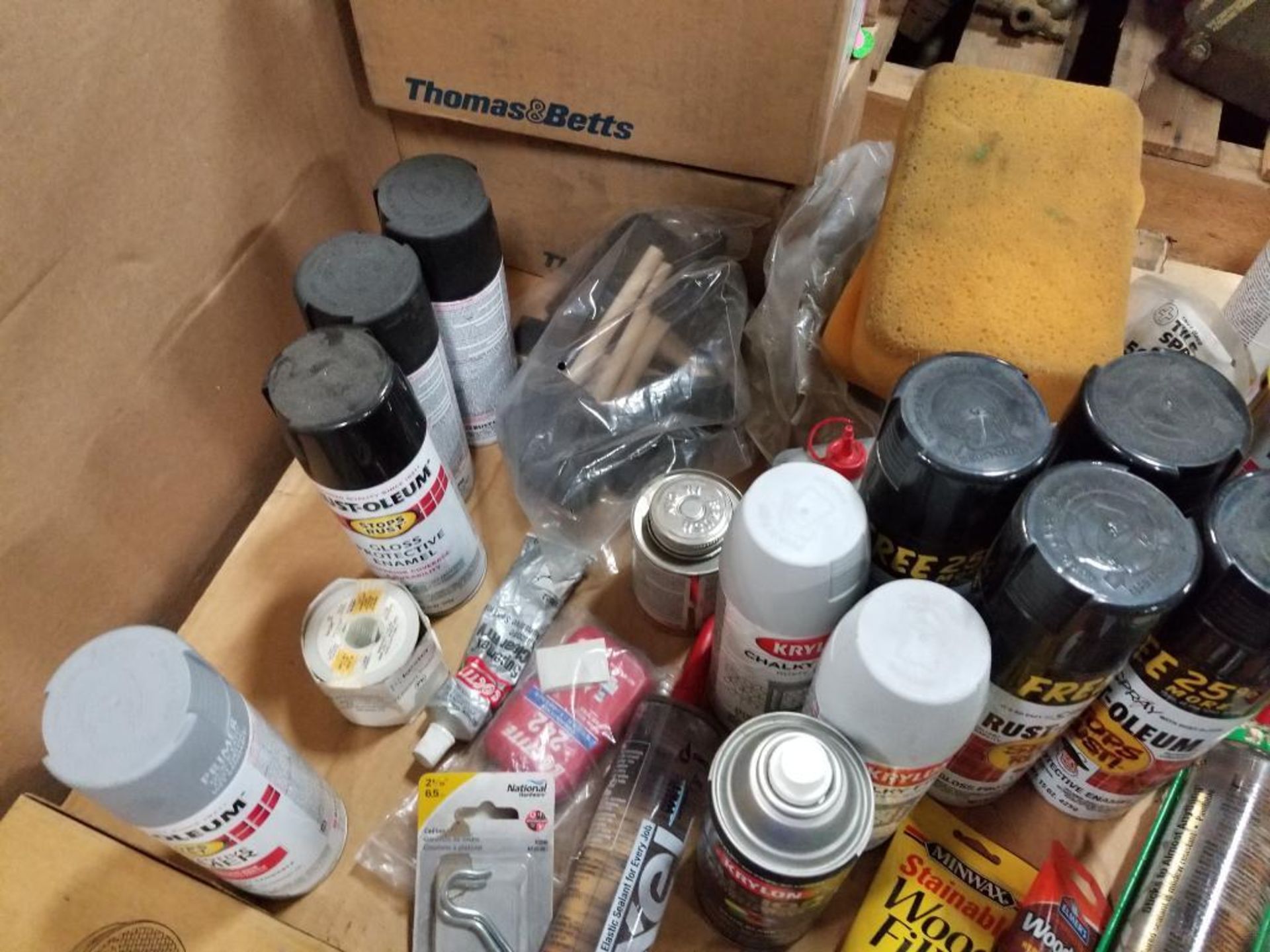 Pallet of assorted paint, sealant. - Image 7 of 13