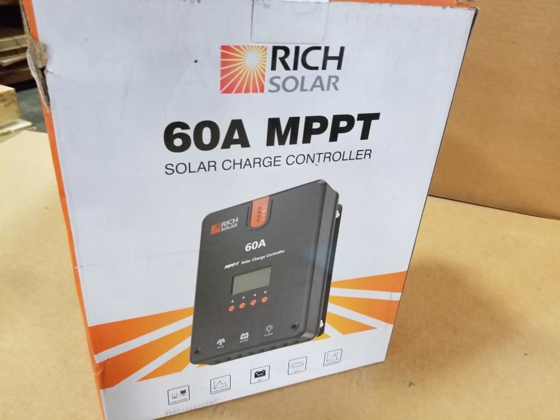 Rich Solar 60A MPPT solar charge controller. - Image 6 of 6