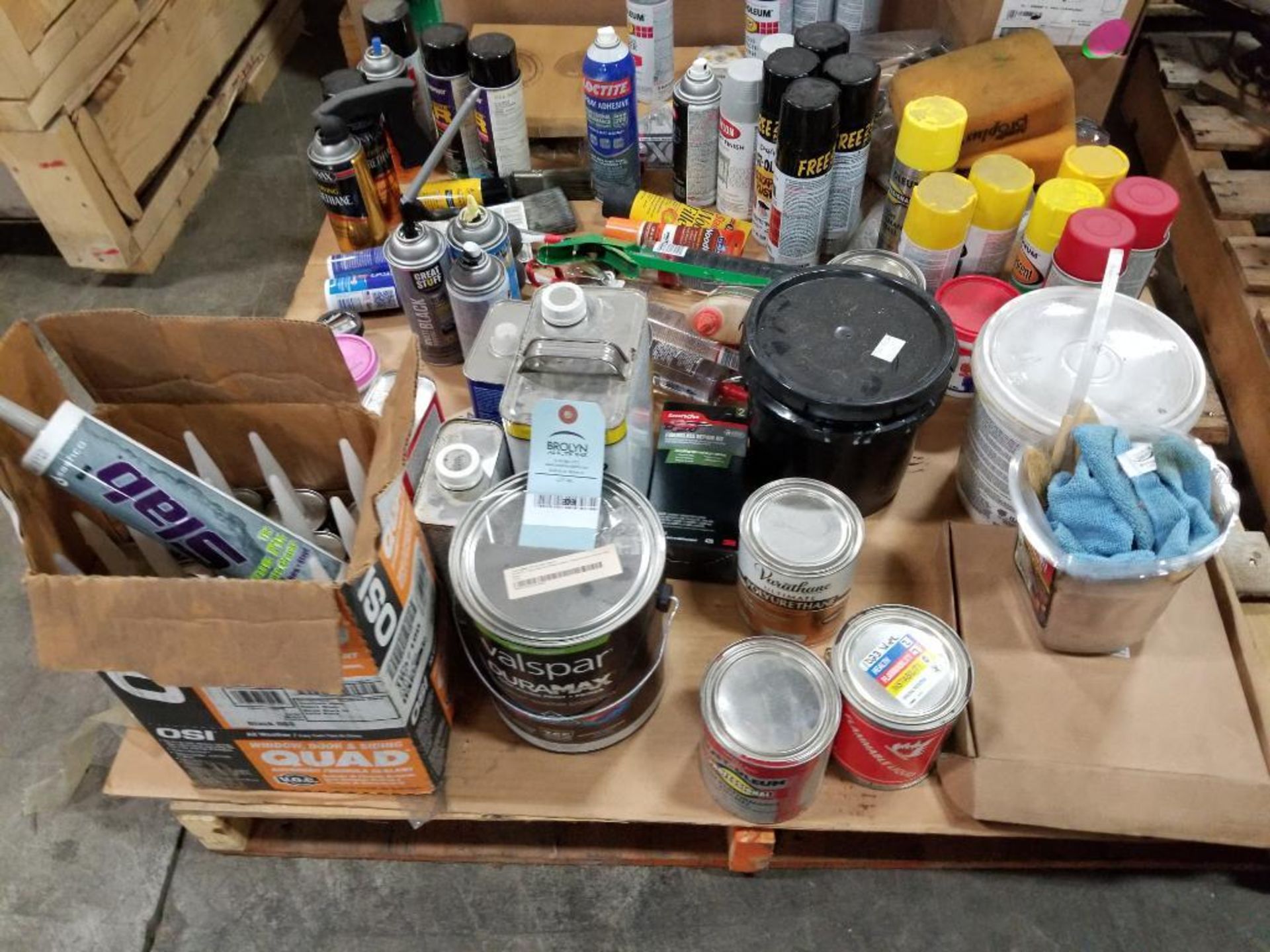 Pallet of assorted paint, sealant. - Image 13 of 13