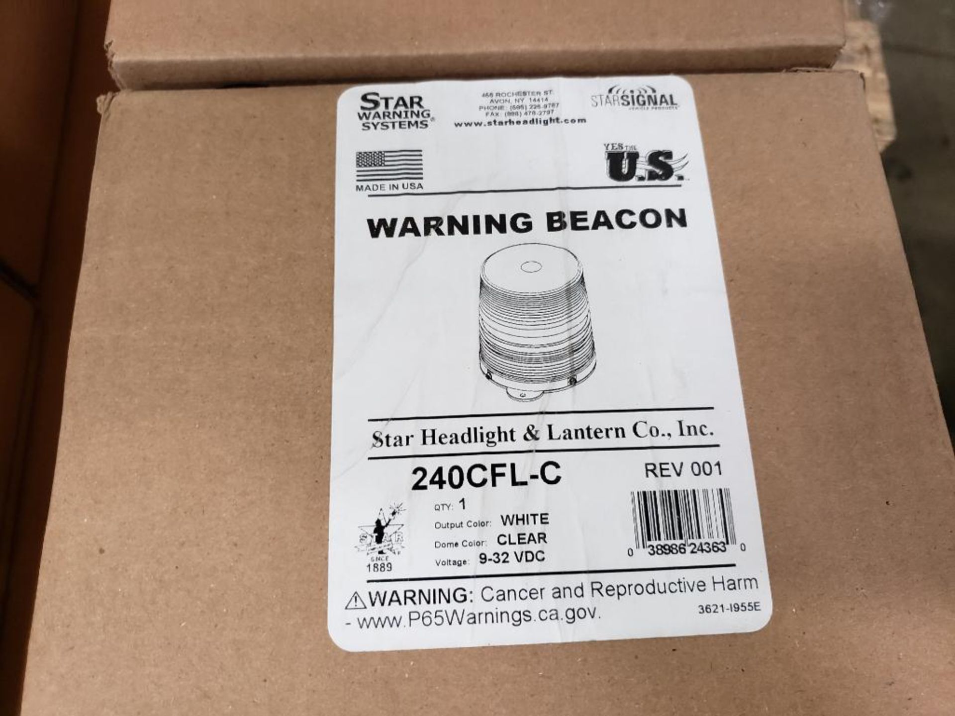 Qty 8 - Star Signal warning systems warning beacon. 240CFL-C. Ne win box. - Image 3 of 14