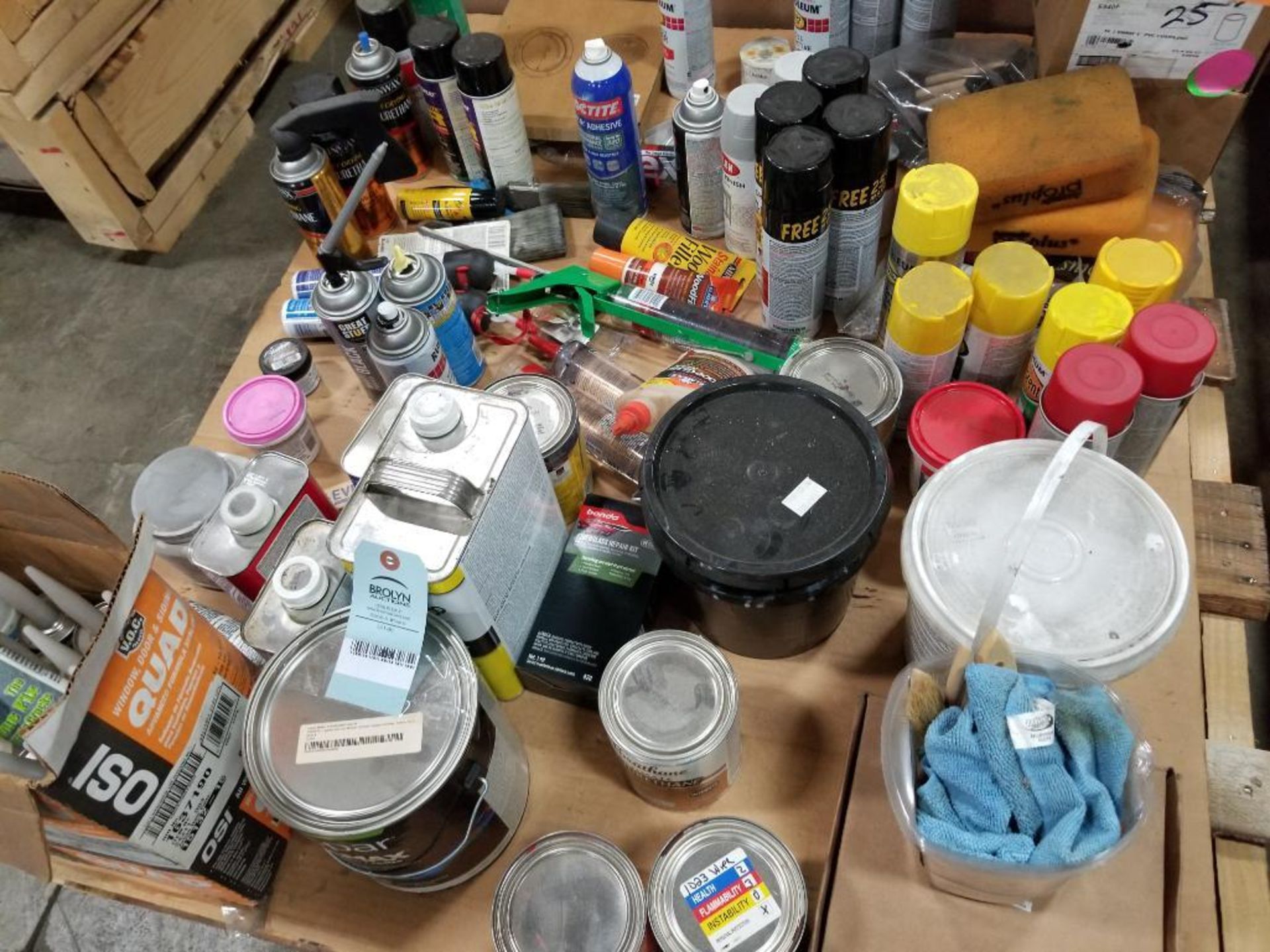 Pallet of assorted paint, sealant. - Image 12 of 13