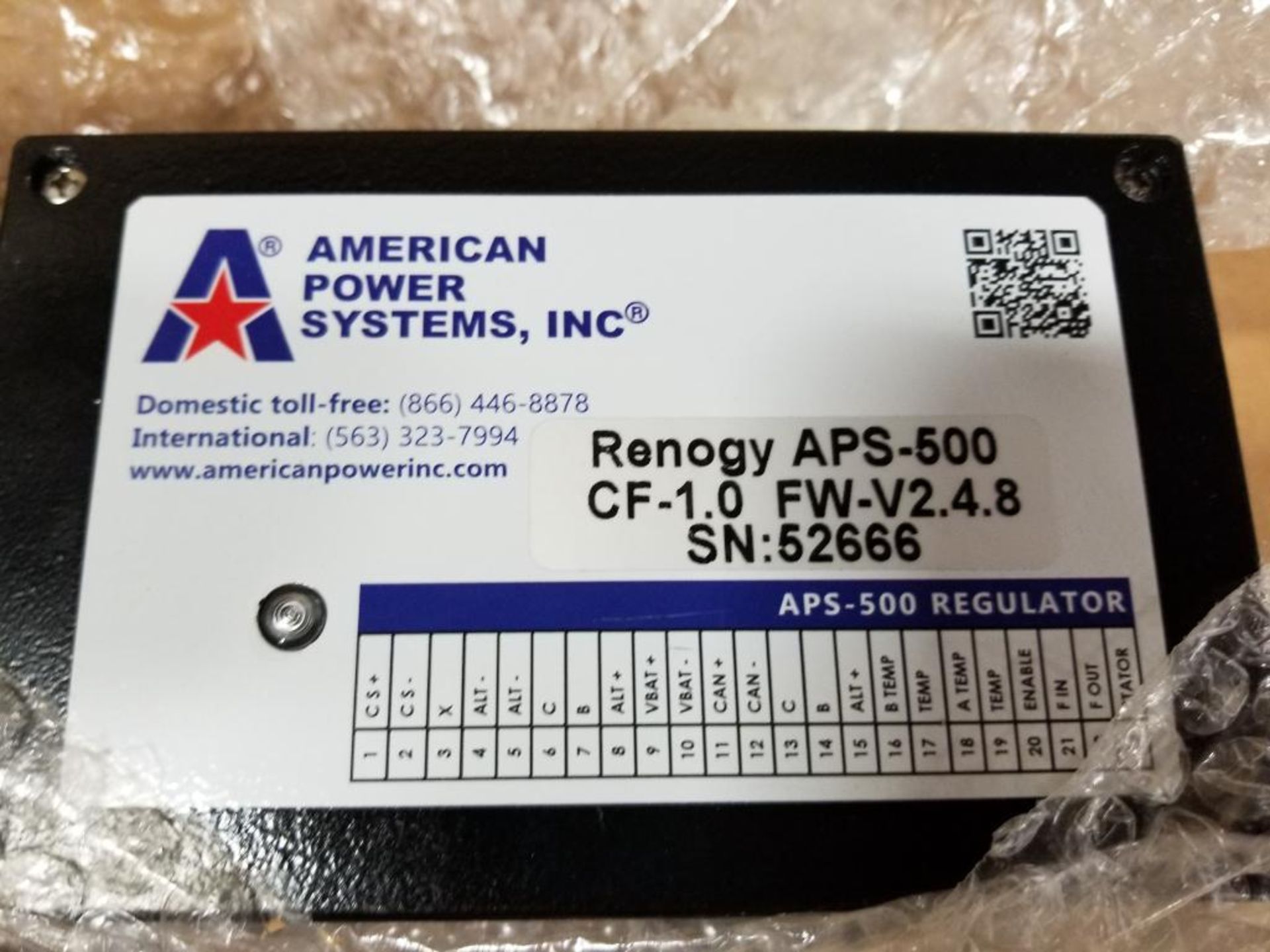 Qty 2 - American Power Systems INC. APS-500 regulator. - Image 2 of 5