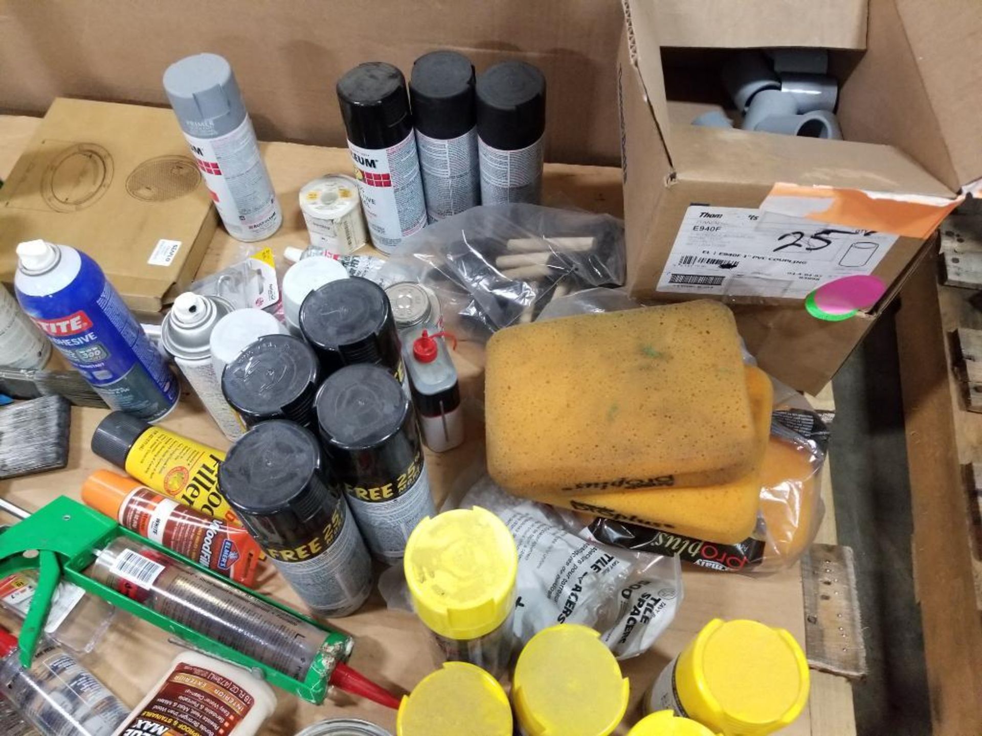 Pallet of assorted paint, sealant. - Image 11 of 13