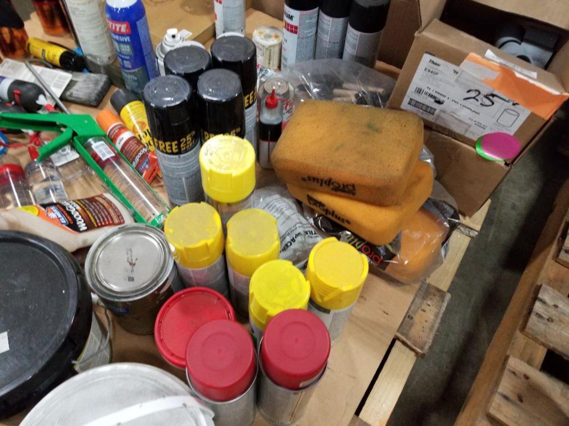 Pallet of assorted paint, sealant. - Image 9 of 13